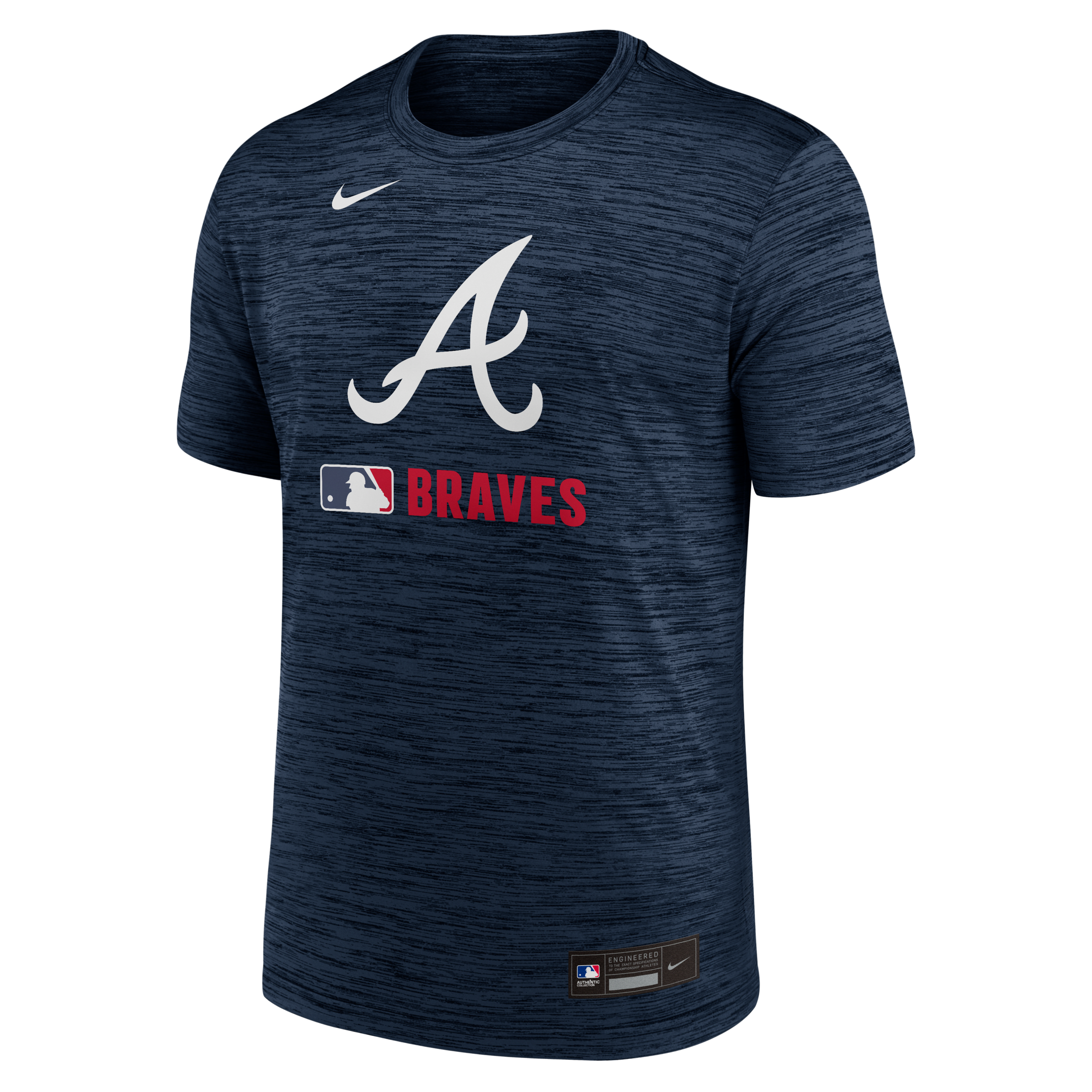 Atlanta Braves Authentic Collection Velocity Men's Nike Dri-FIT MLB T-Shirt