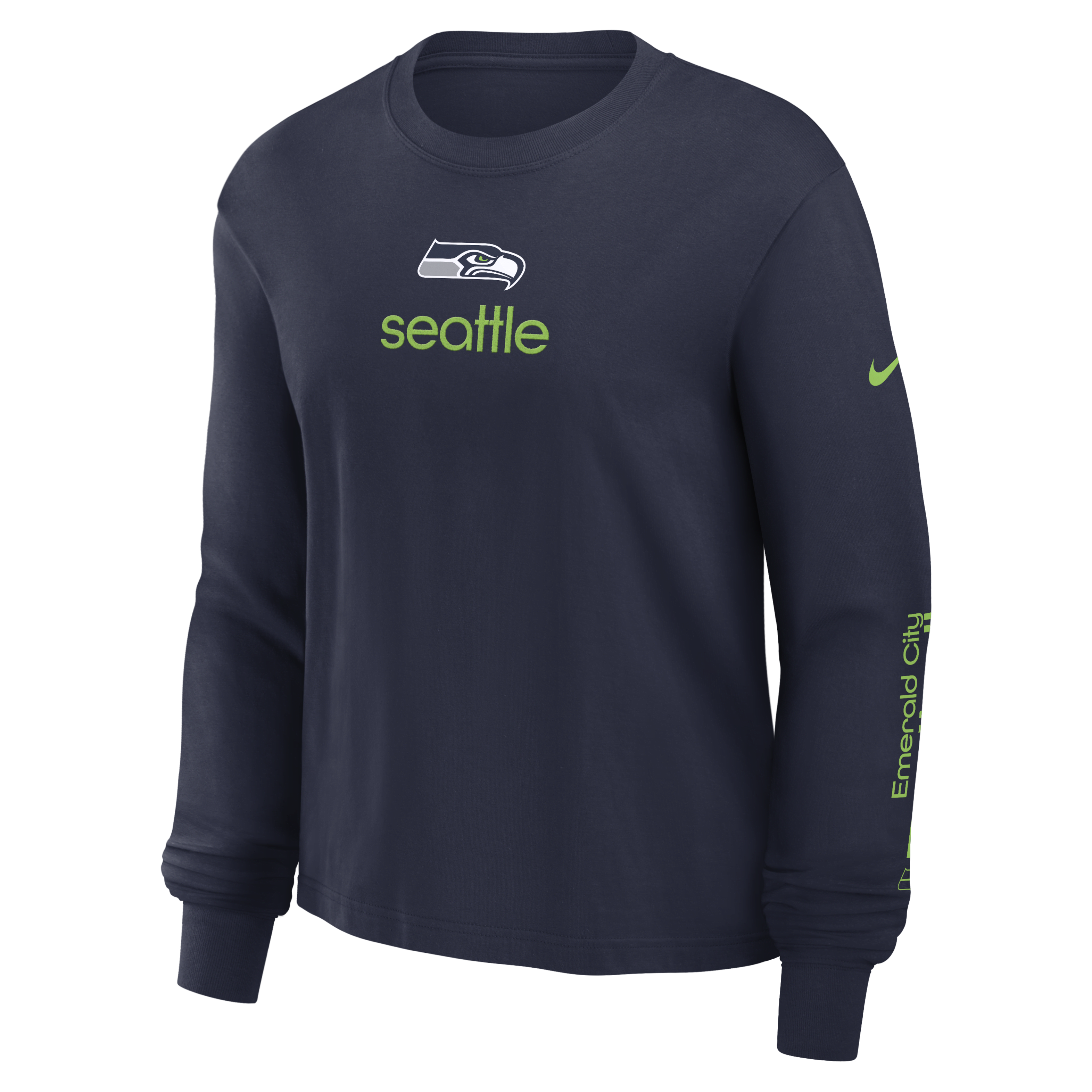 Seattle Seahawks Boxy Women's Nike NFL Long-Sleeve T-Shirt