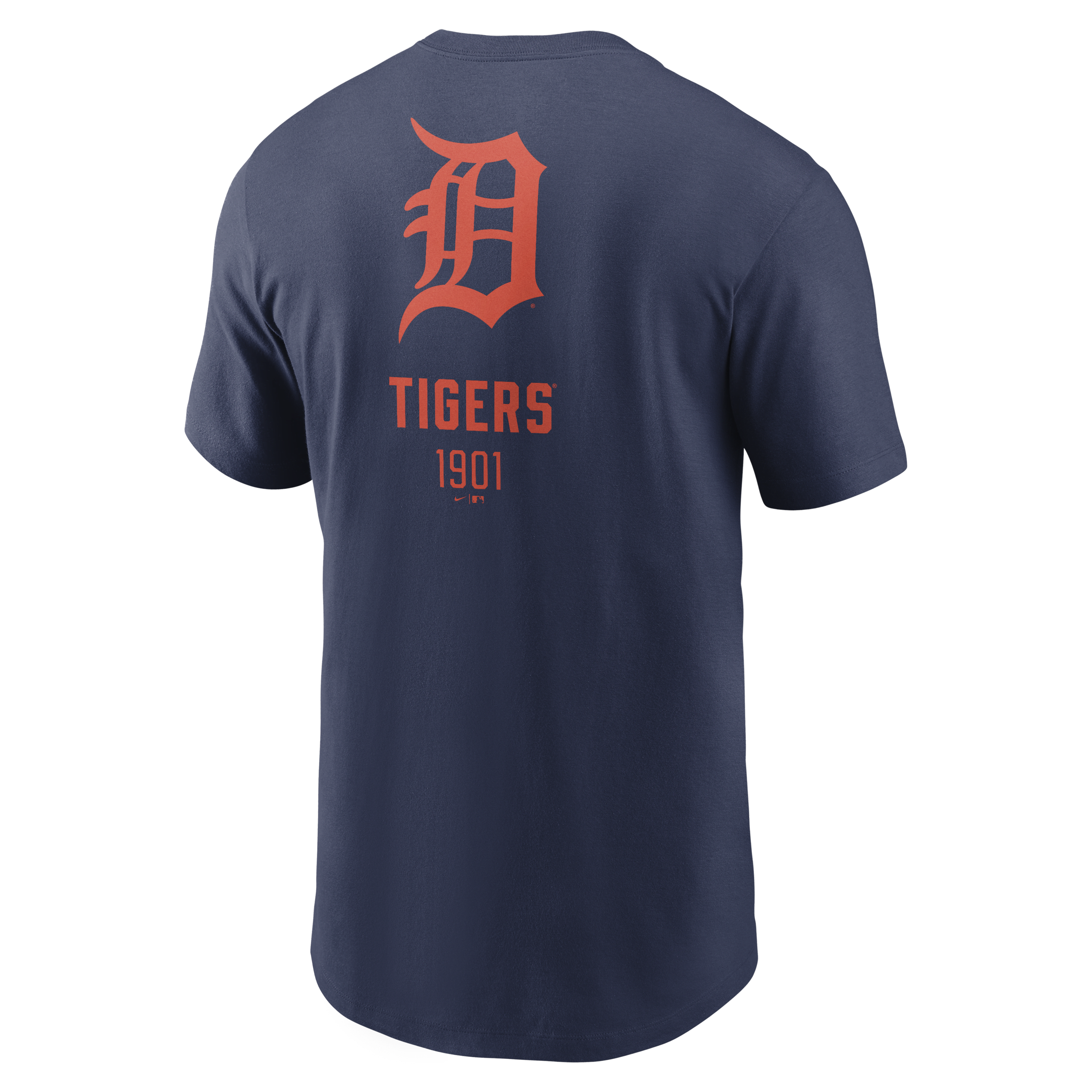 Detroit Tigers Large Logo Back Stack Men's Nike MLB T-Shirt