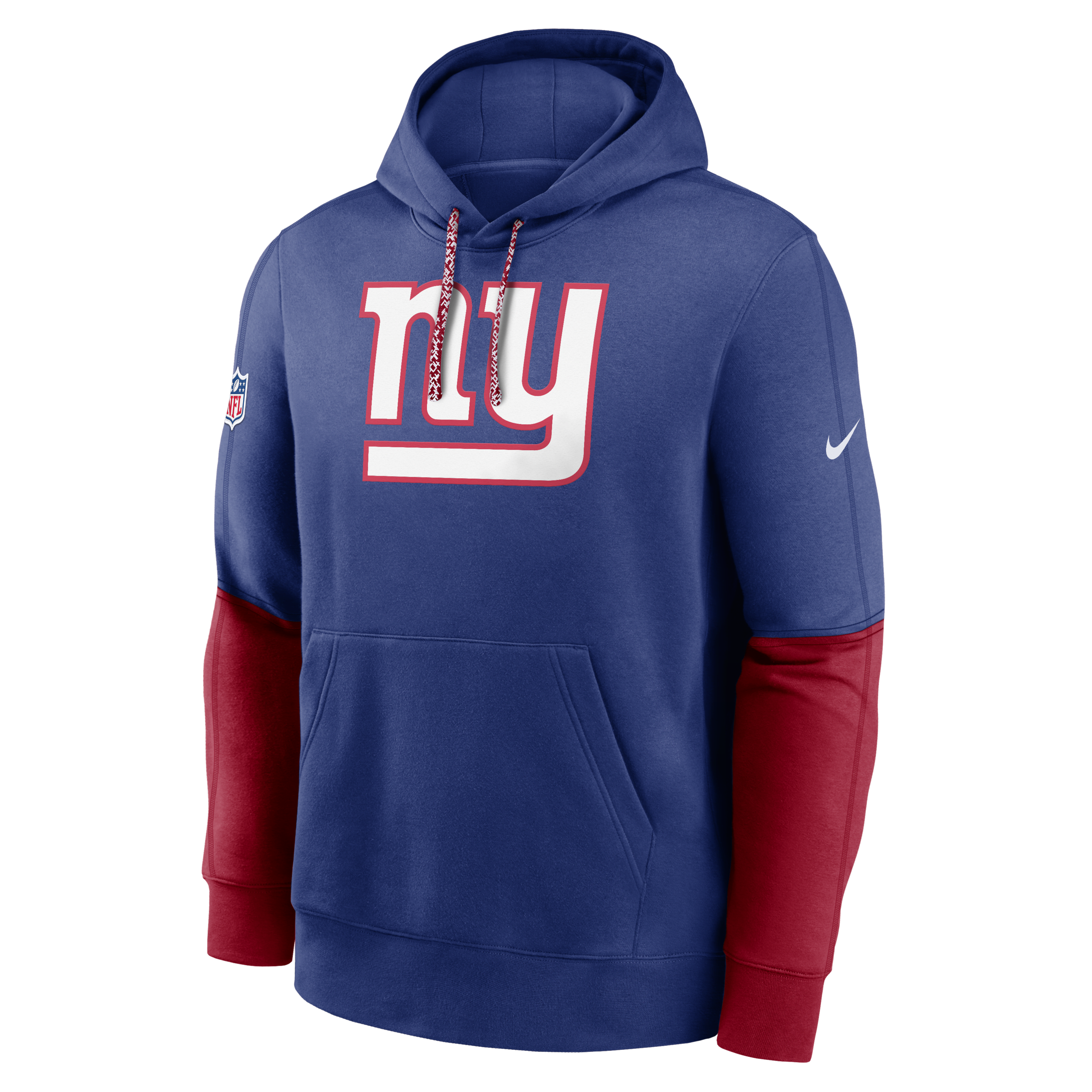 New York Giants Sideline Team Issue Club Men's Nike NFL Pullover Hoodie