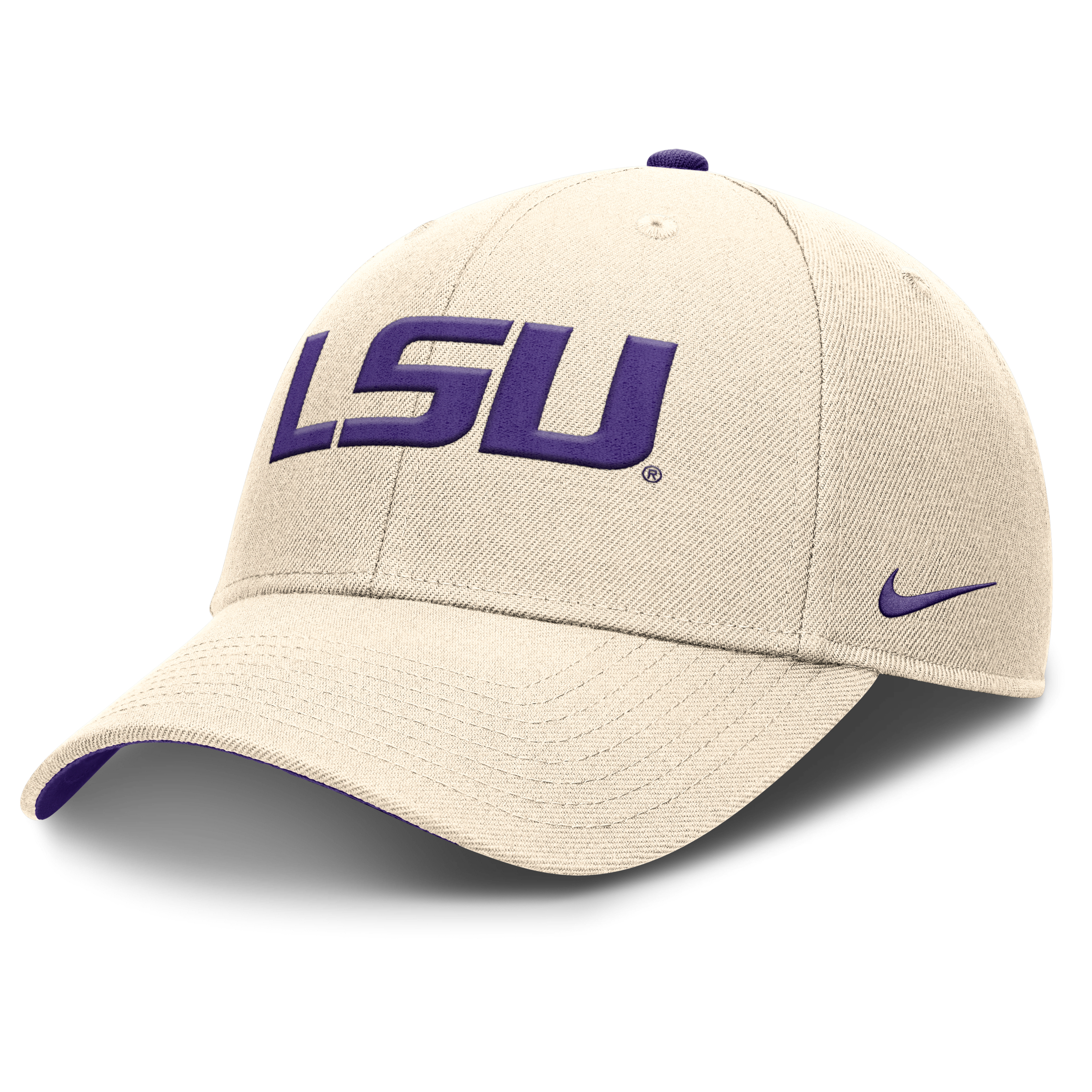 LSU Primetime Rise Men's Nike Dri-FIT College Trucker Adjustable Hat