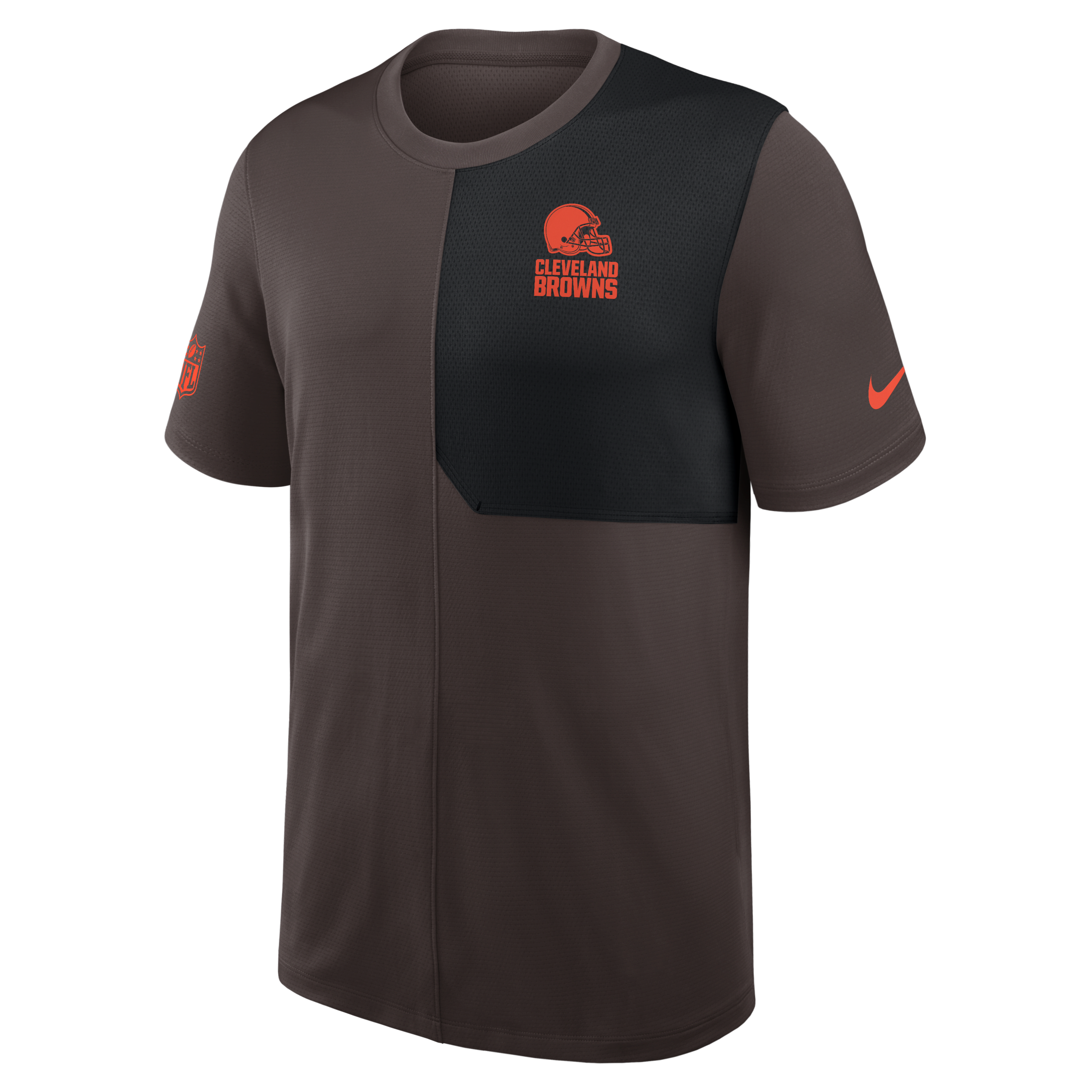 Cleveland Browns Sideline Coach Men's Nike Dri-FIT NFL Top