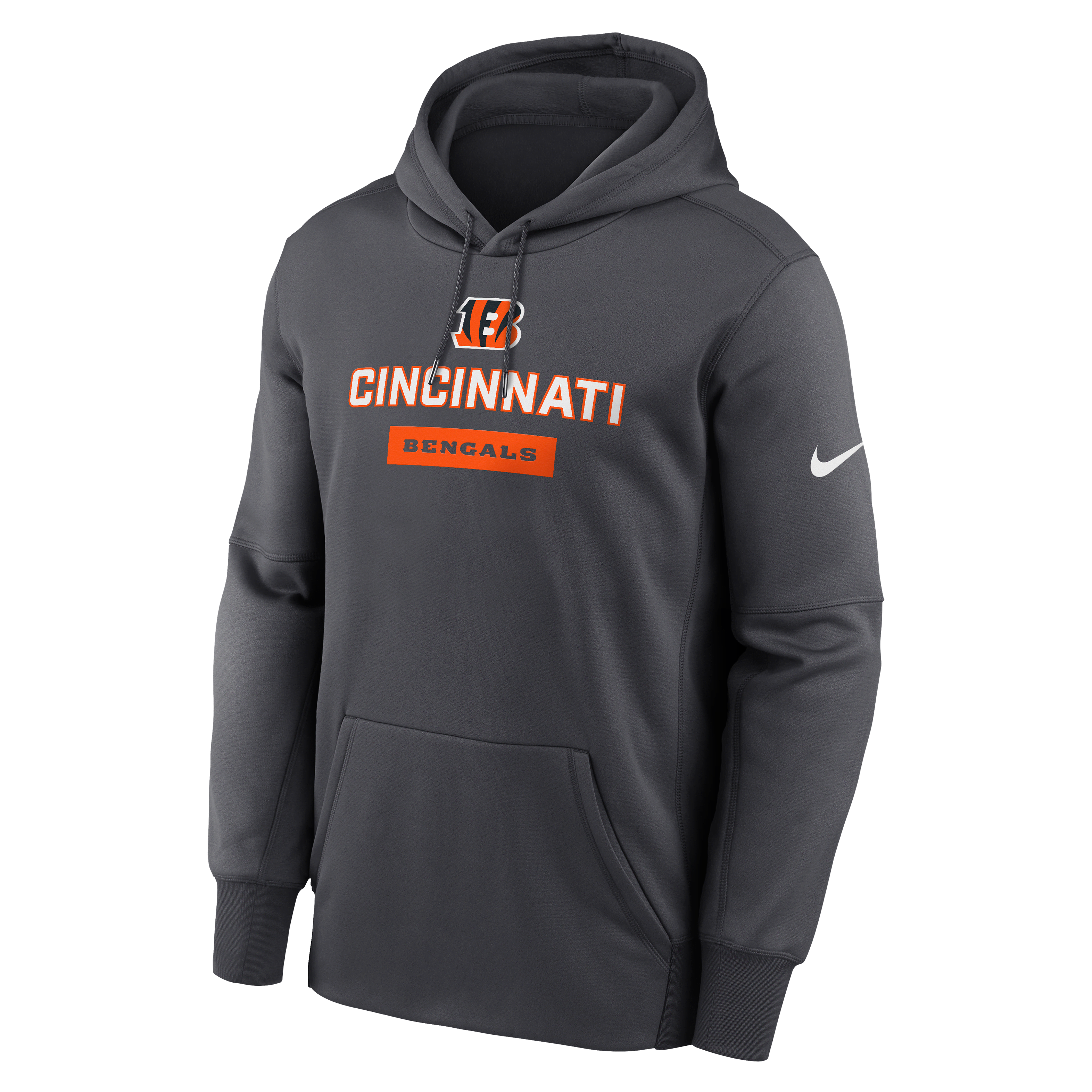 Cincinnati Bengals Toss Sweep Men’s Nike Therma NFL Pullover Hoodie