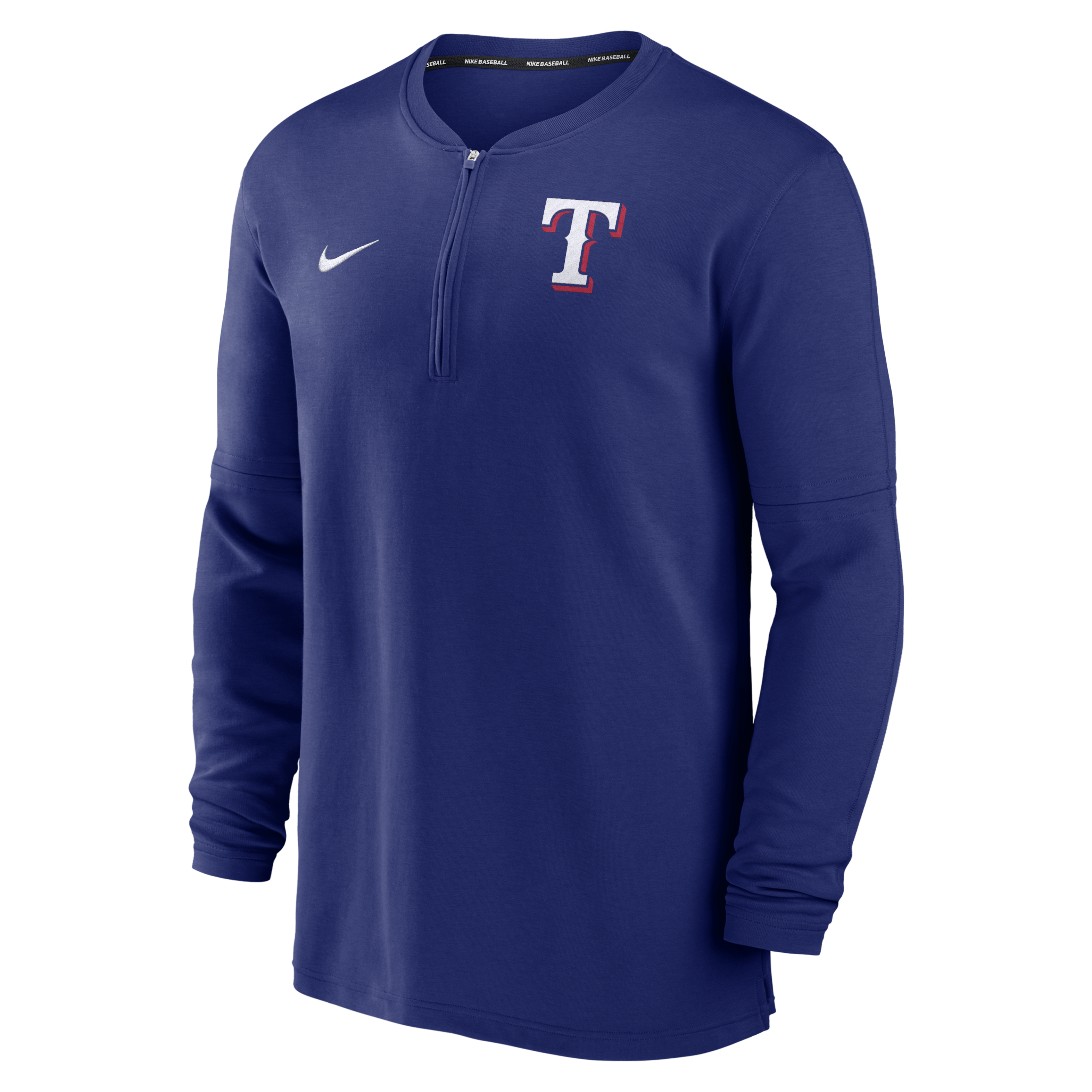 Texas Rangers Authentic Collection Game Time Men's Nike Dri-FIT MLB 1/2-Zip Long-Sleeve Top