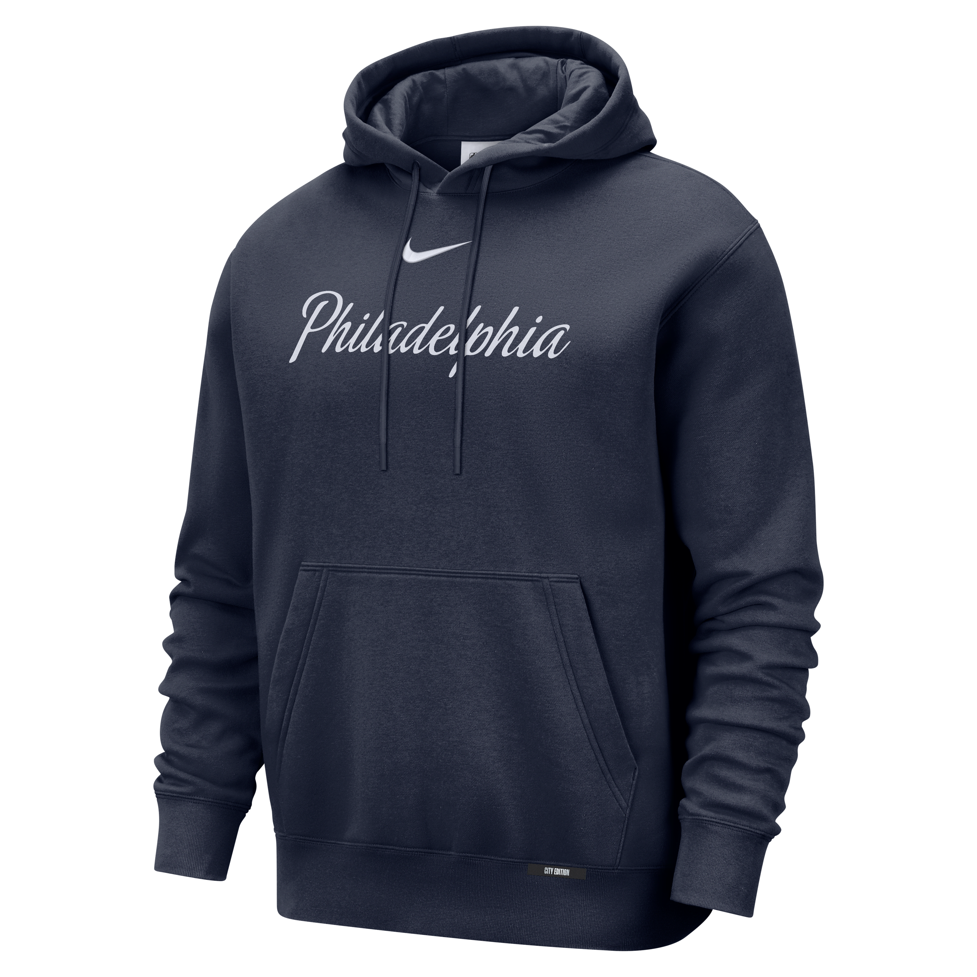 Philadelphia 76ers City Edition Men's Nike Basketball Club Pull-Over Hoodie