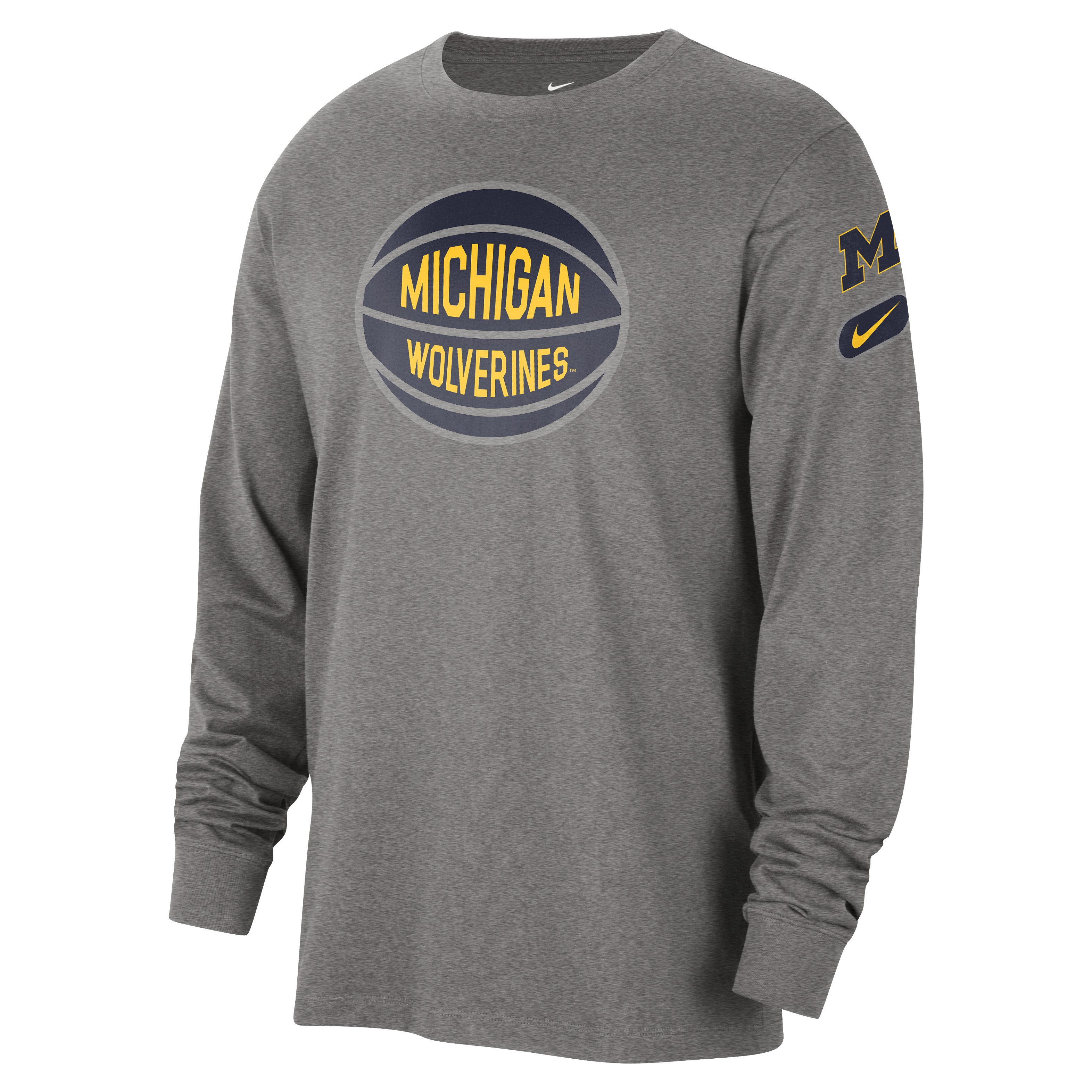 Michigan Fast Break Men's Nike College Long-Sleeve T-Shirt