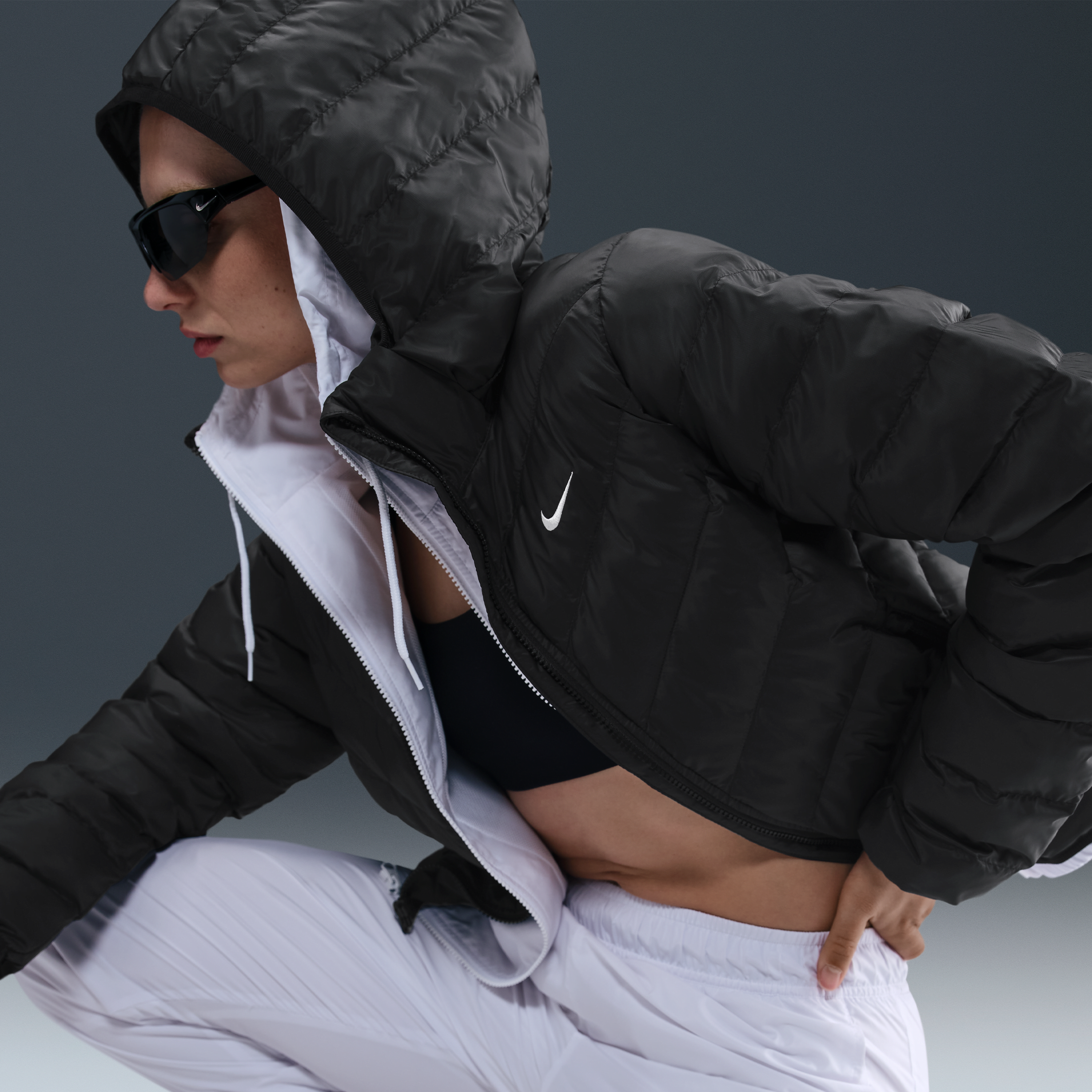 Nike Sportswear Windpuffer Women's Therma-FIT Hooded Puffer