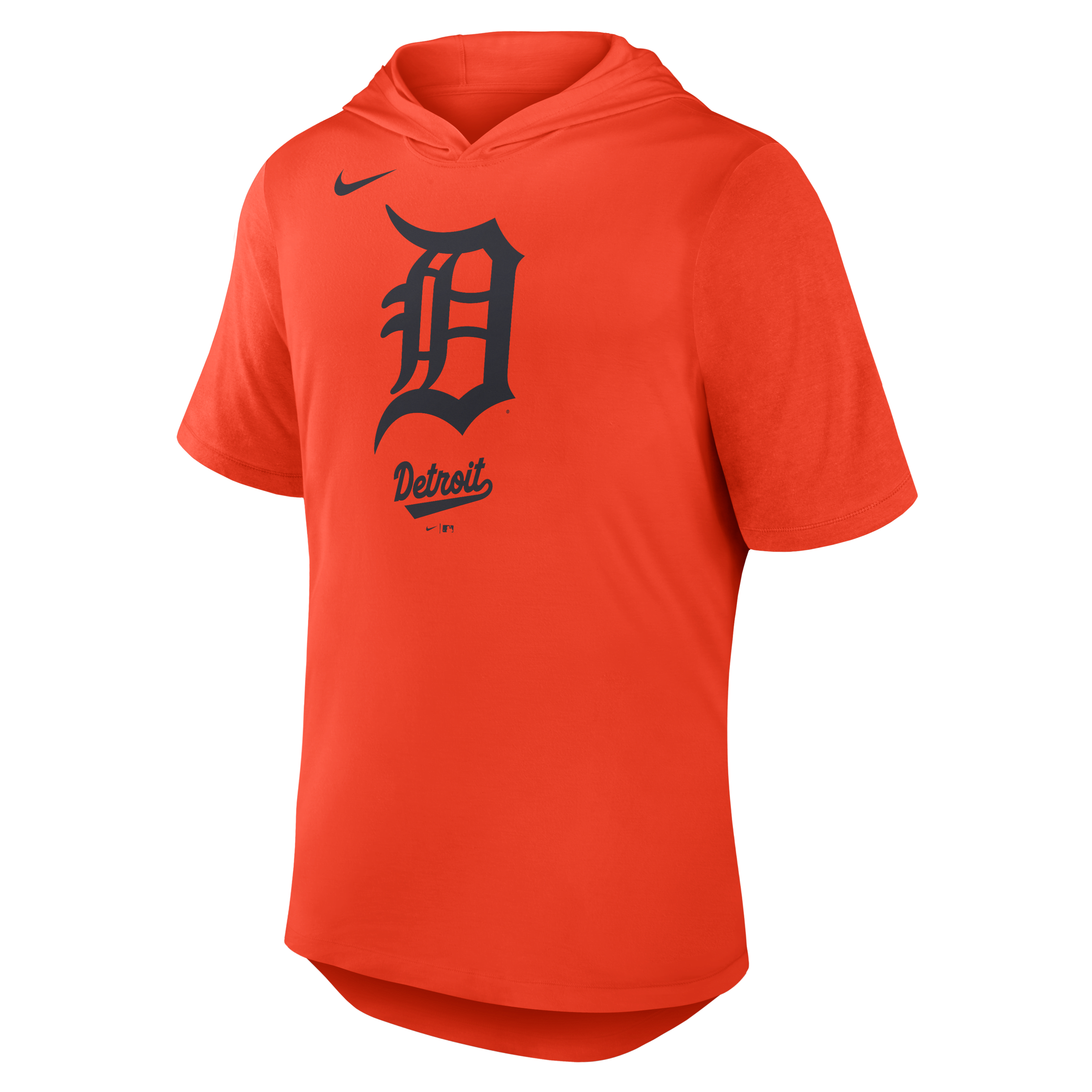 Detroit Tigers Logo Men's Nike Dri-FIT MLB Hooded T-Shirt