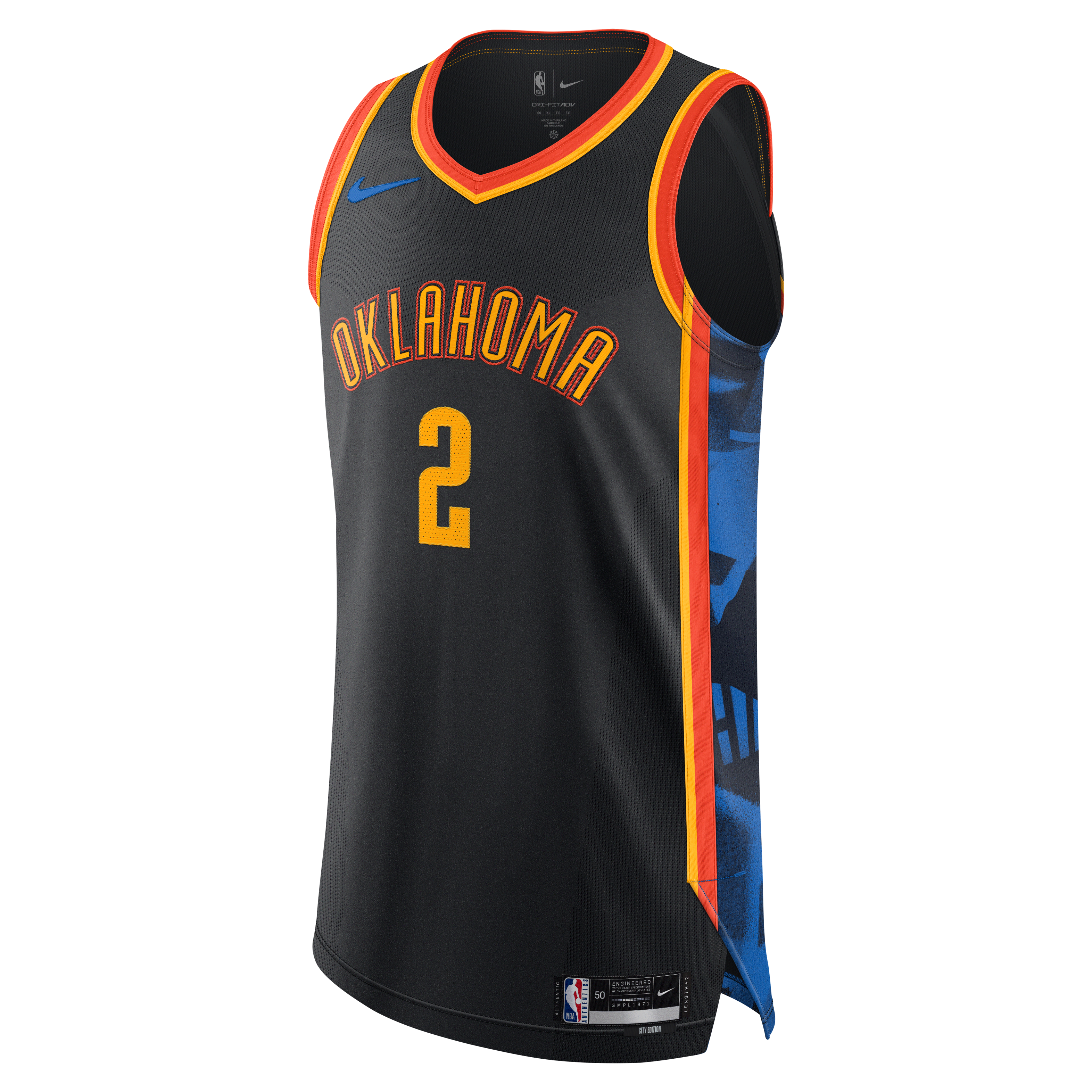 Shai Gilgeous-Alexander Oklahoma City Thunder 2024/25 Edition Men's Nike Dri-FIT ADV NBA Authentic Jersey