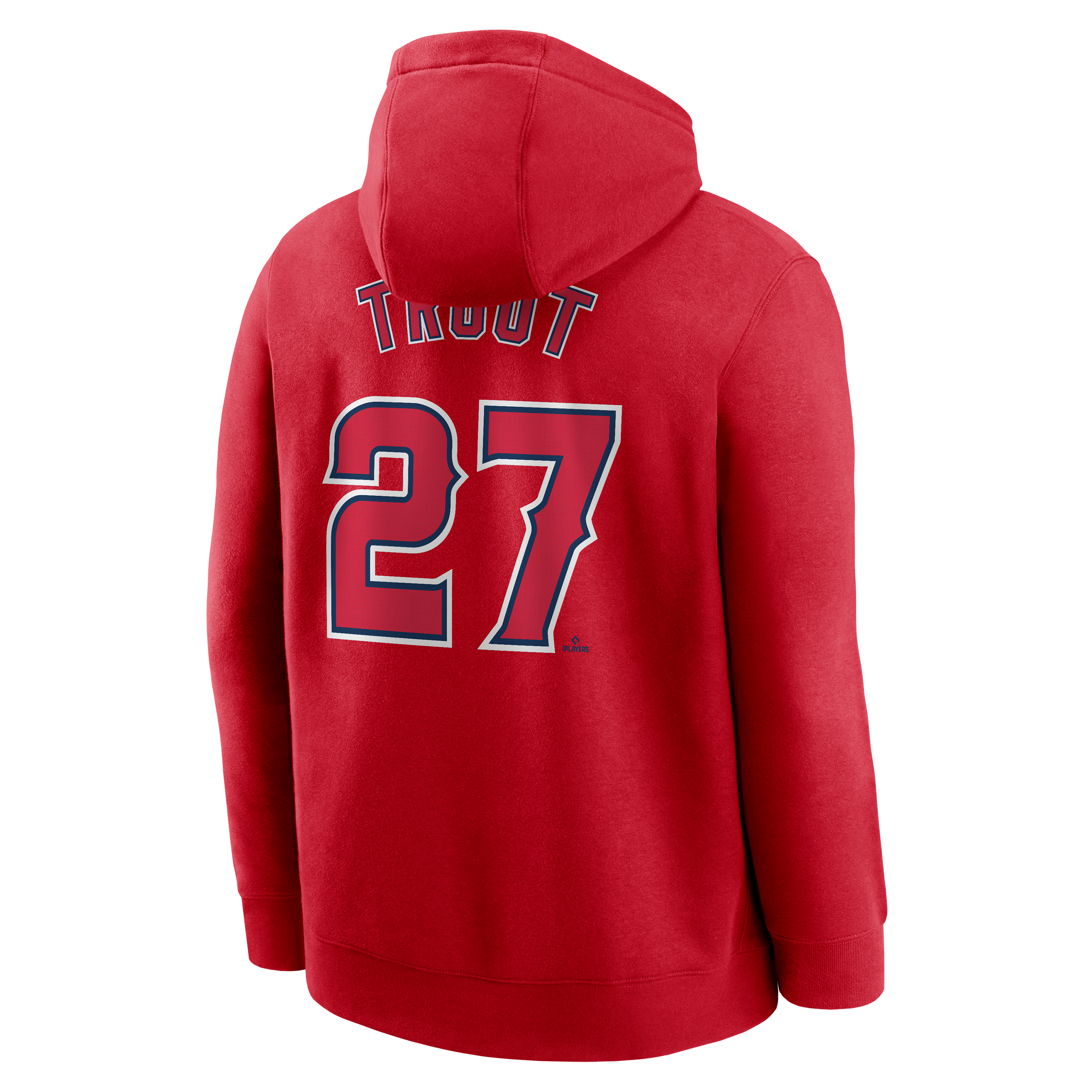 Mike Trout Los Angeles Angels Club Men's Nike MLB Pullover Hoodie