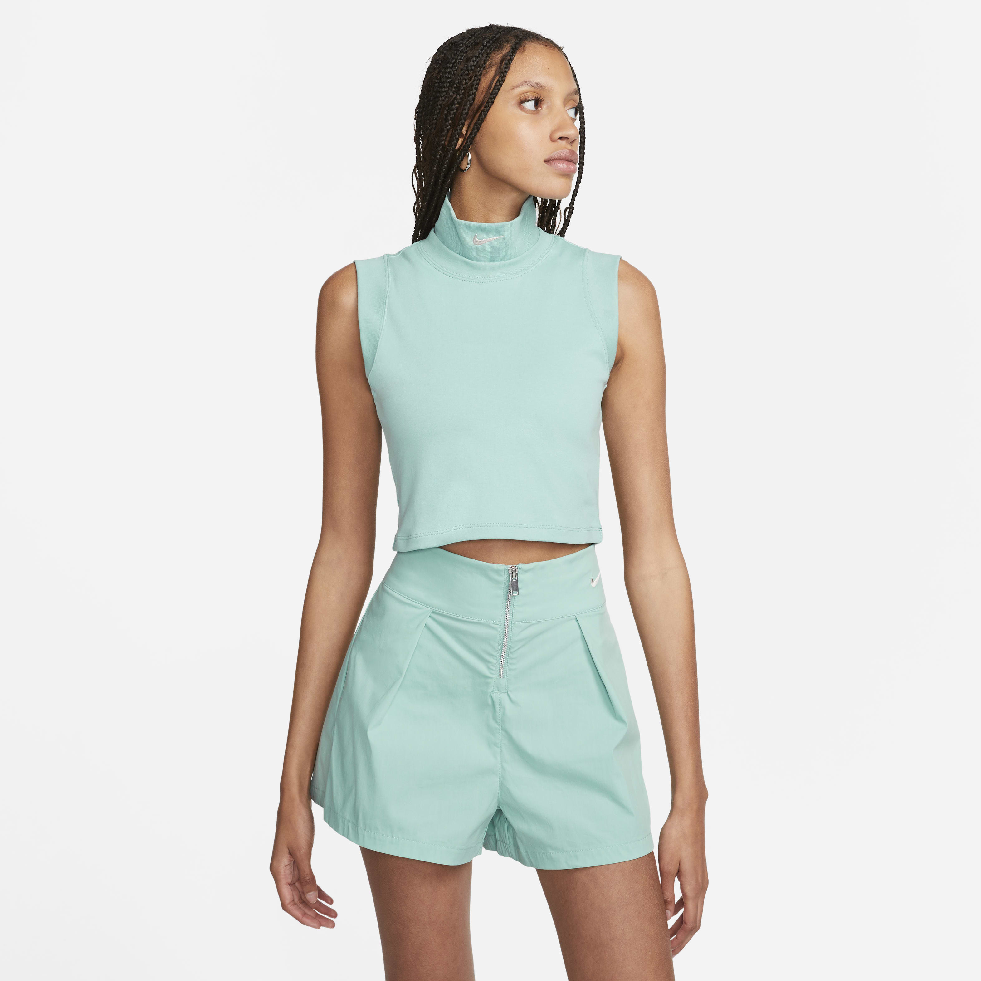 Nike Sportswear Collection Women's Mock-Neck Cropped Tank