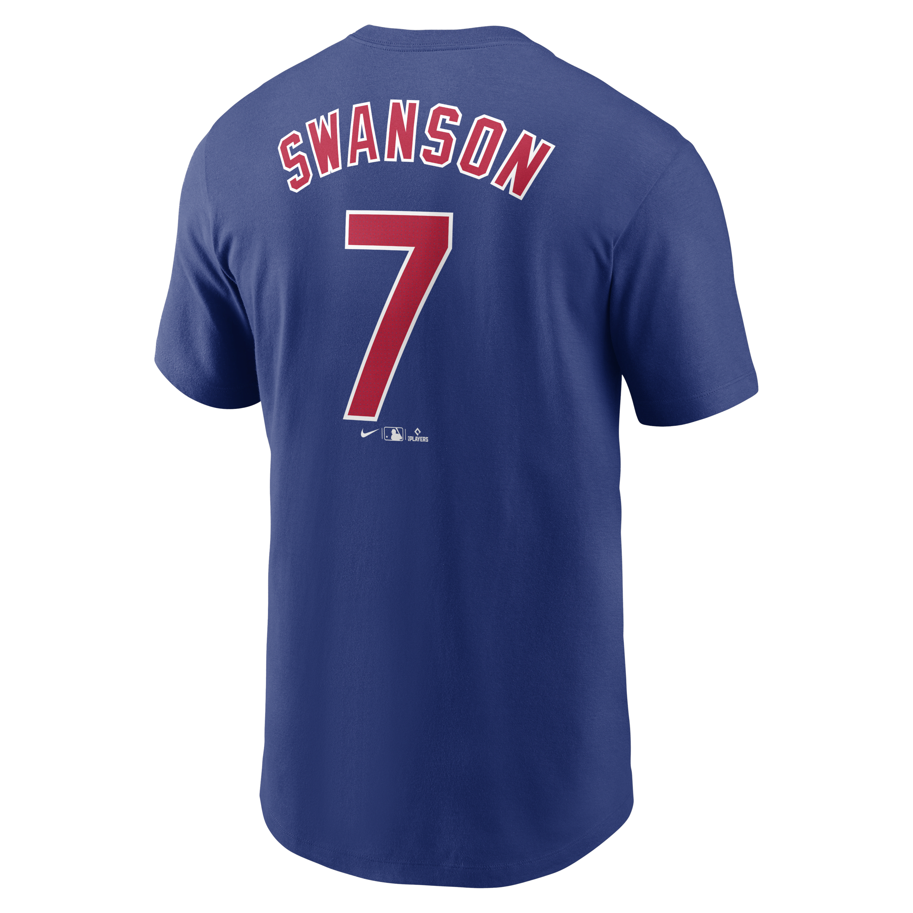 Dansby Swanson Chicago Cubs Fuse Men's Nike MLB T-Shirt