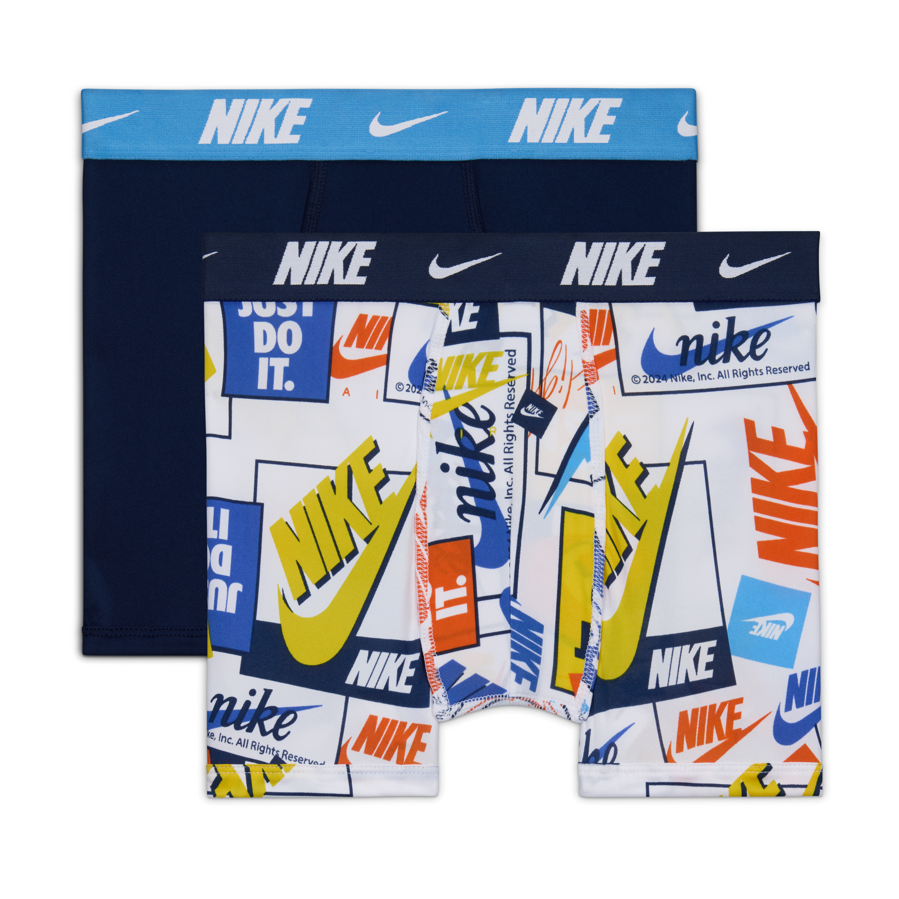 Nike Big Kids' Dri-FIT Printed Boxer Briefs (2-Pack)