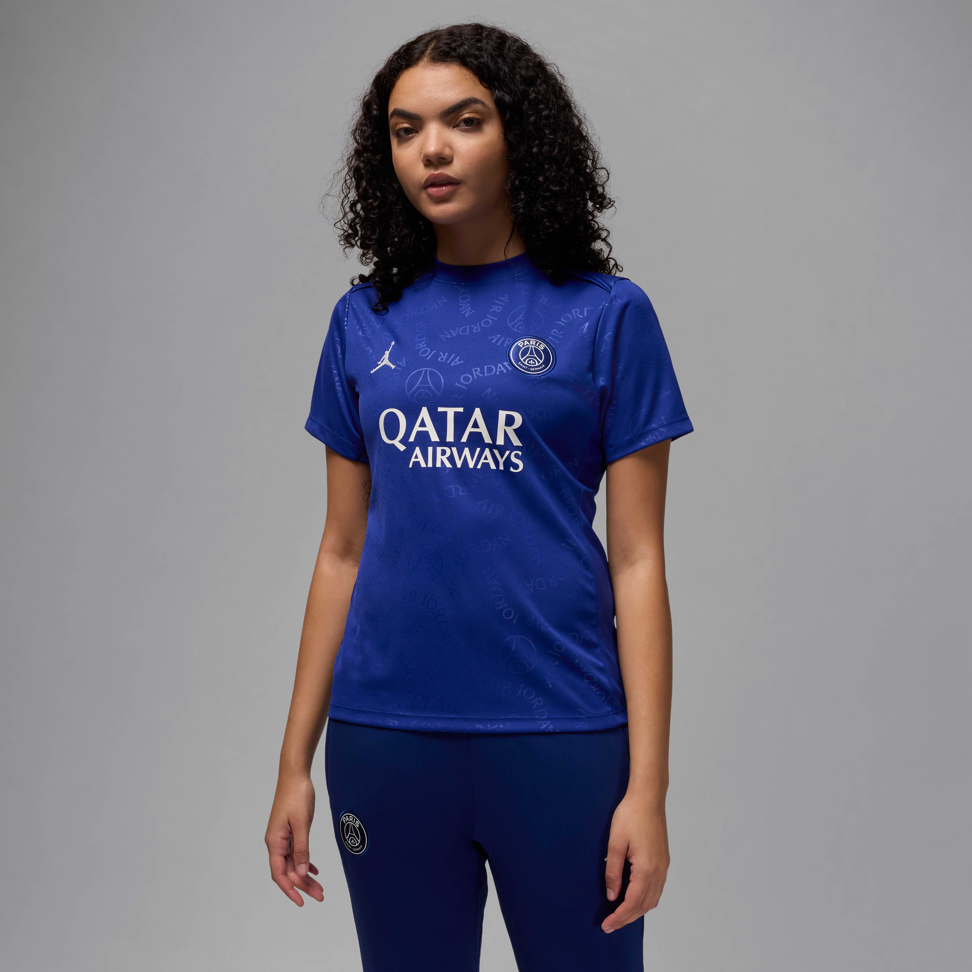 Paris Saint-Germain Academy Pro Fourth Women's Jordan Dri-FIT Soccer Short-Sleeve Pre-Match Top