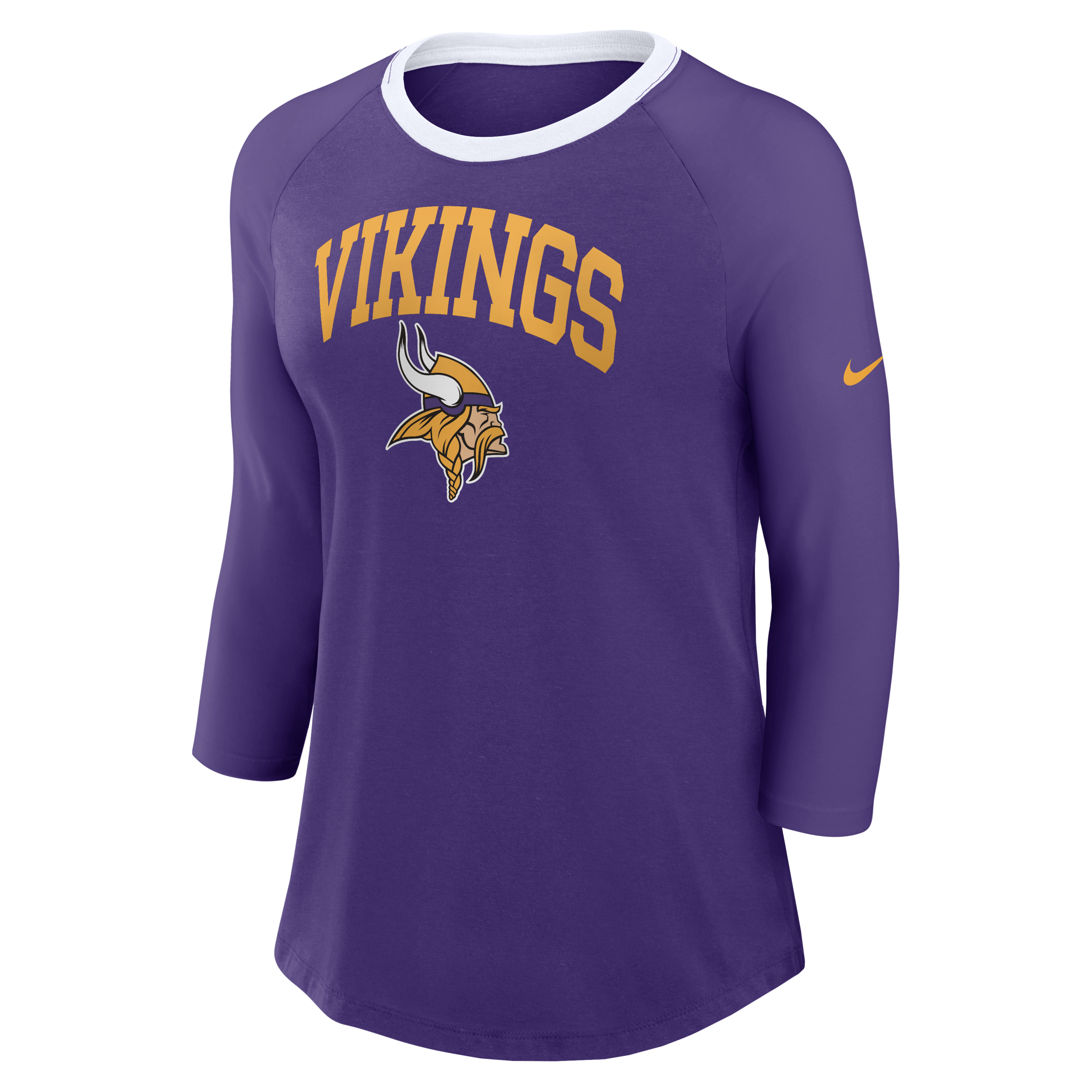 Minnesota Vikings Women's Nike NFL 3/4-Sleeve T-Shirt