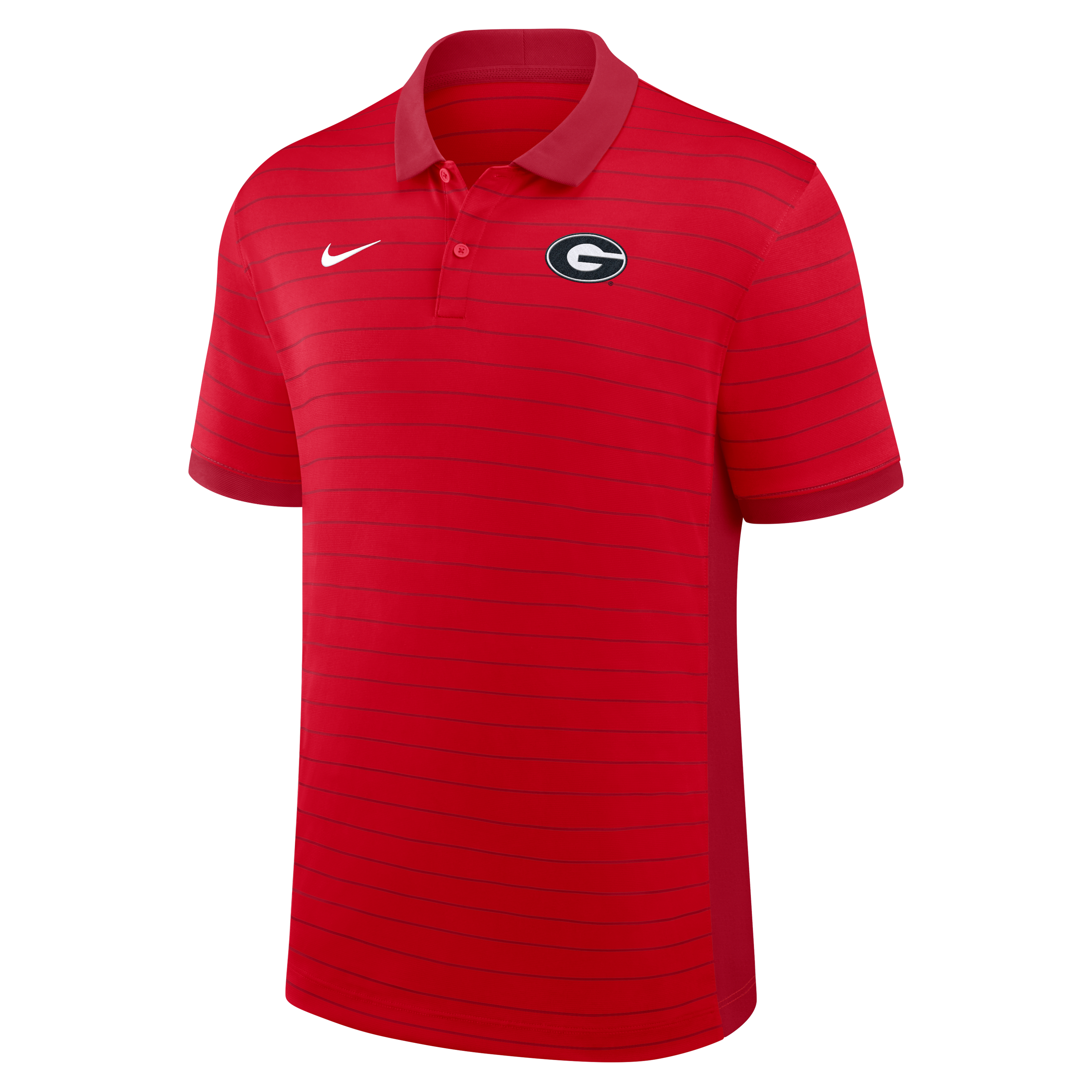 Georgia Sideline Victory Stripe Men's Nike Dri-FIT College Polo