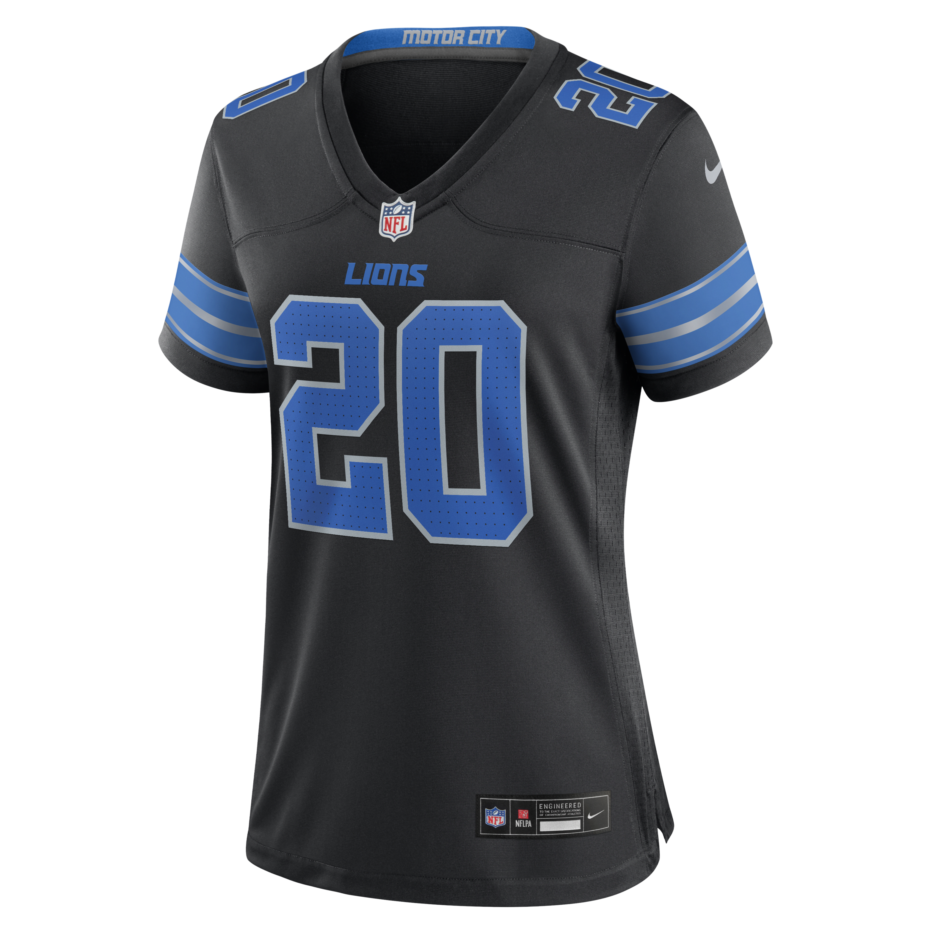 Barry Sanders Detroit Lions Women's Nike NFL Game Football Jersey