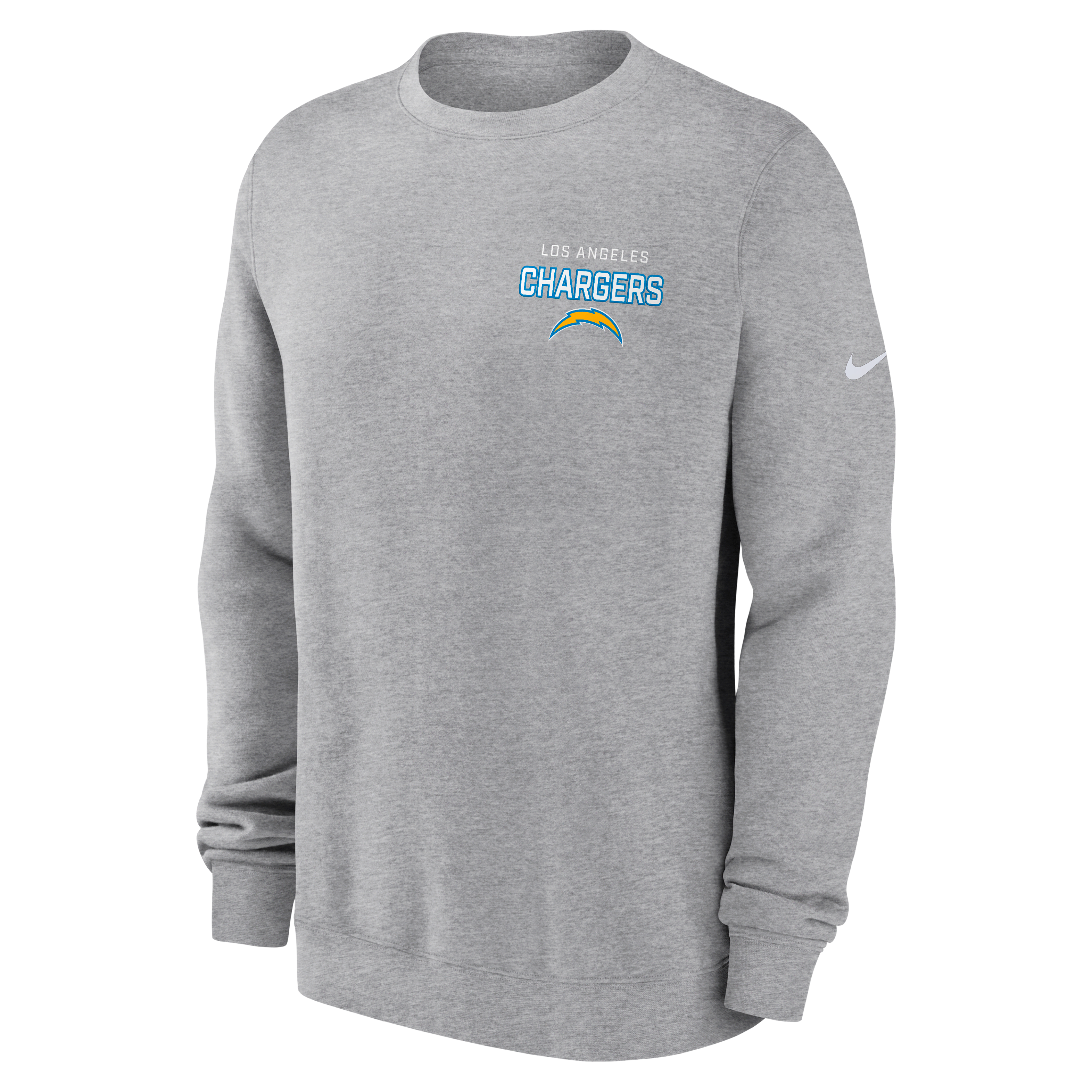 Los Angeles Chargers Draw Block Club Men's Nike NFL Pullover Crew