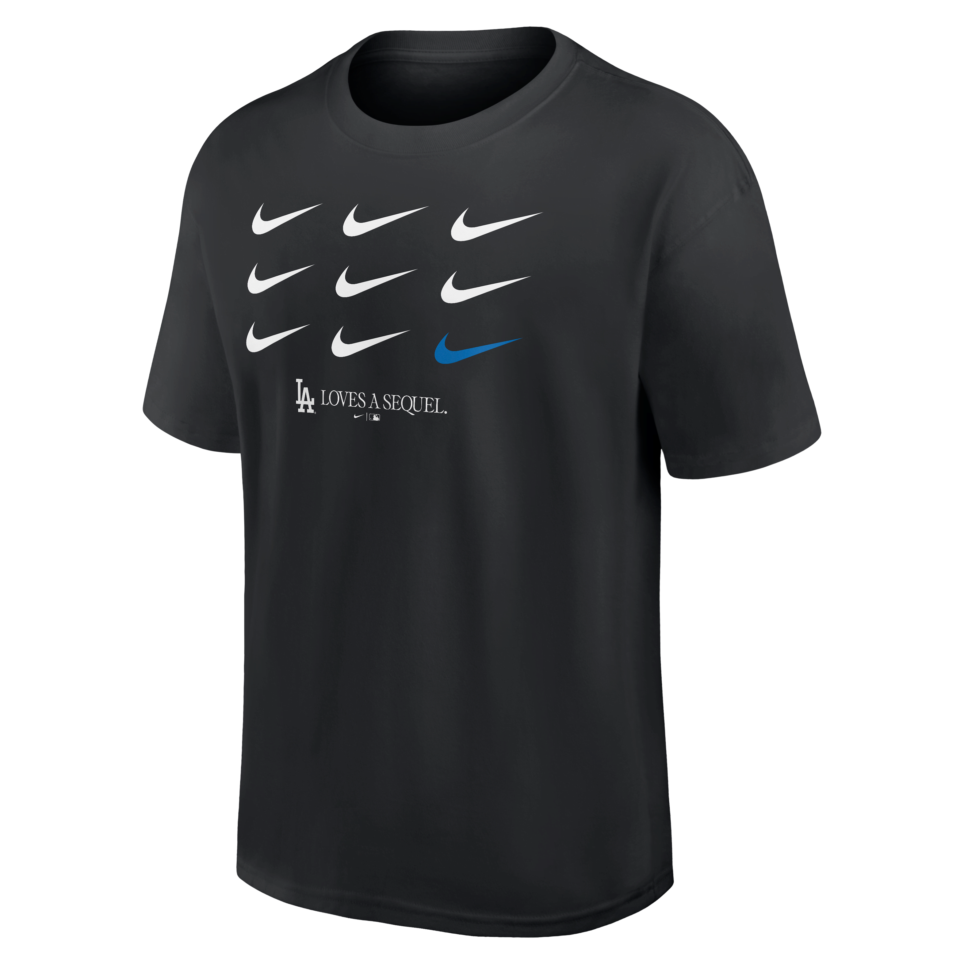 Los Angeles Dodgers 2025 World Series Champions LA Loves A Sequel Men's Nike MLB T-Shirt