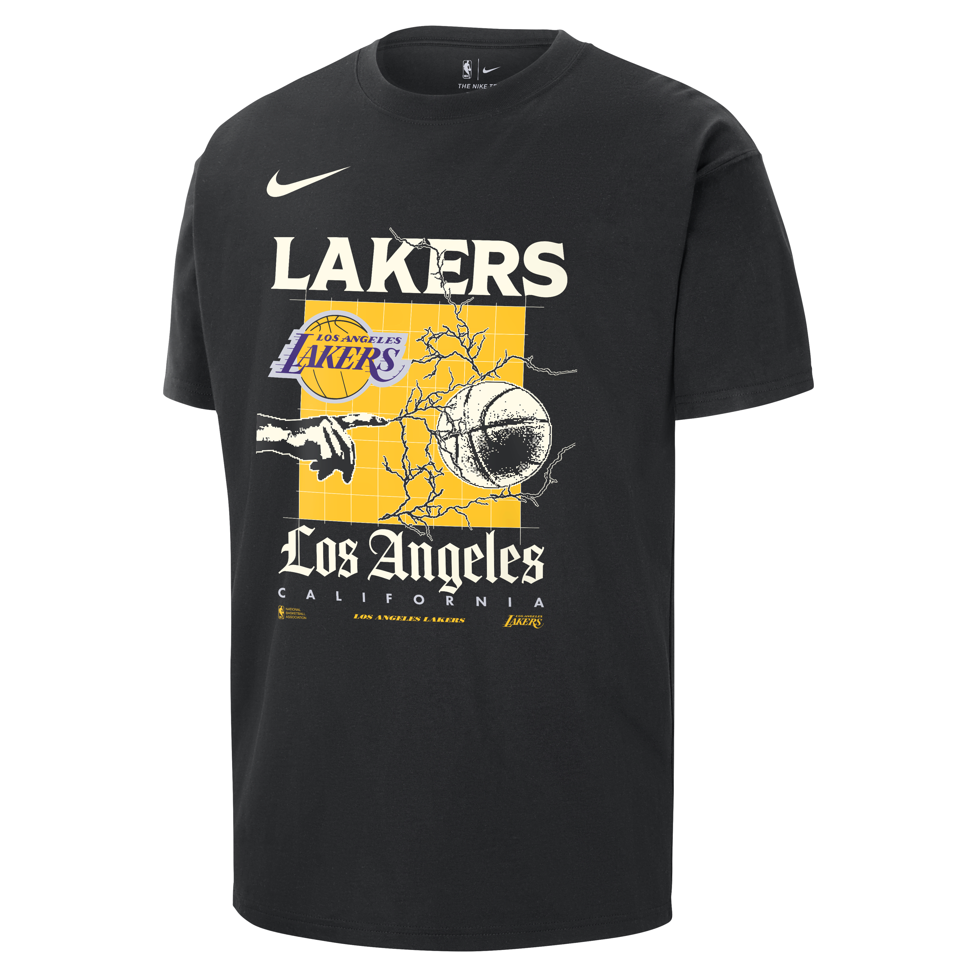 Los Angeles Lakers Courtside Men's Nike NBA Max90 T-Shirt