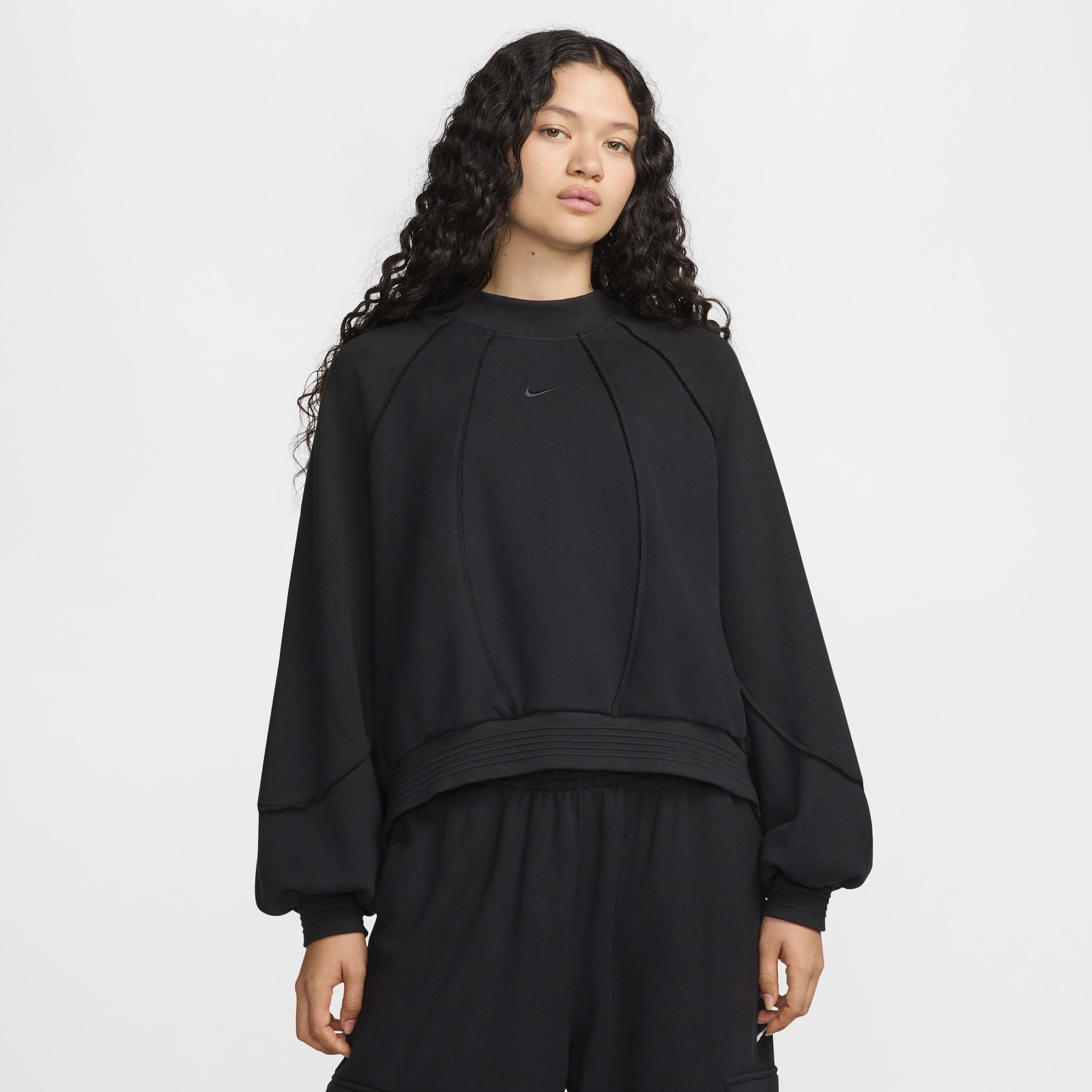 Nike Sportswear Collection Women's Oversized Crew-Neck French Terry Sweatshirt