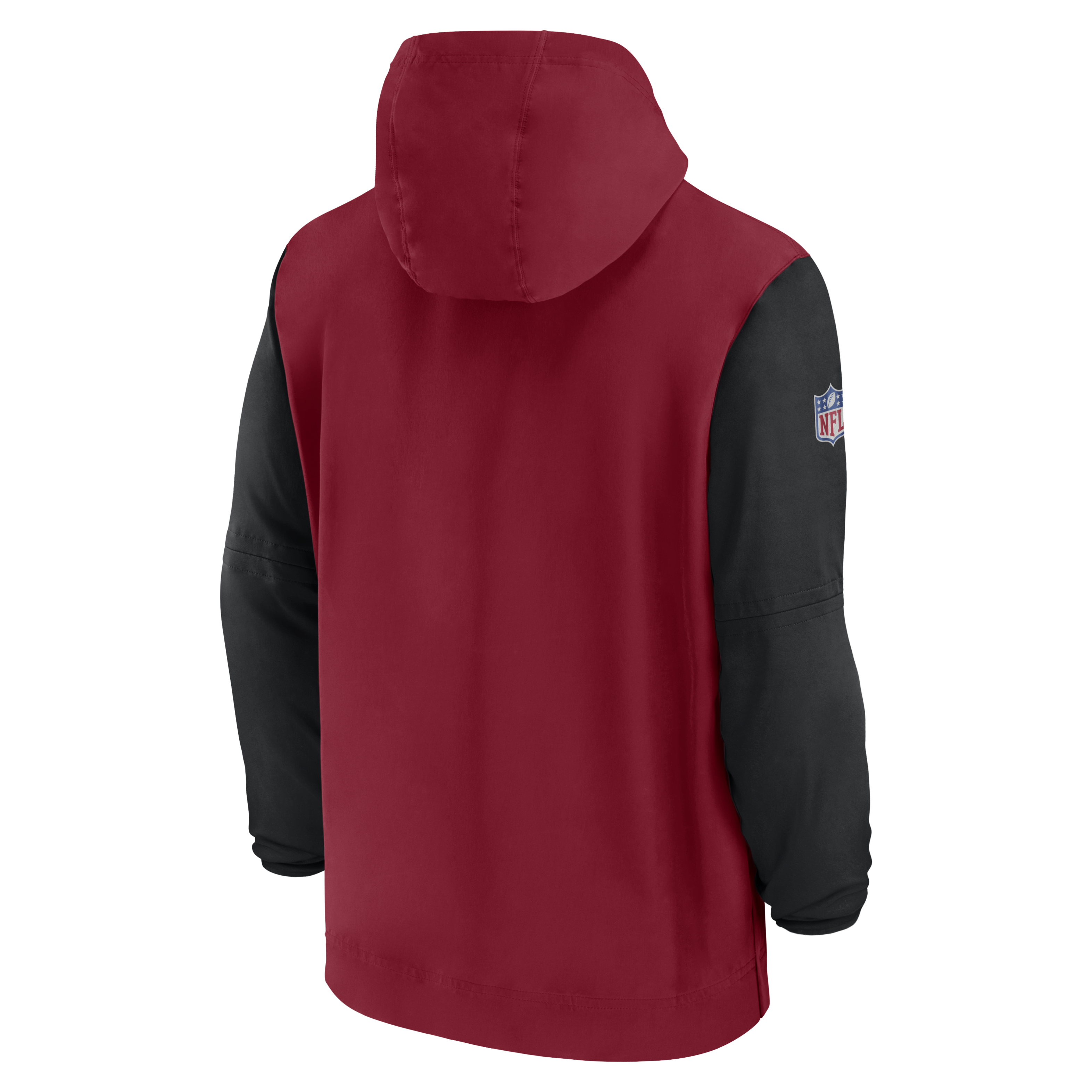 Arizona Cardinals Sideline Pre-Game Player Men's Nike NFL 1/2-Zip Hooded Jacket