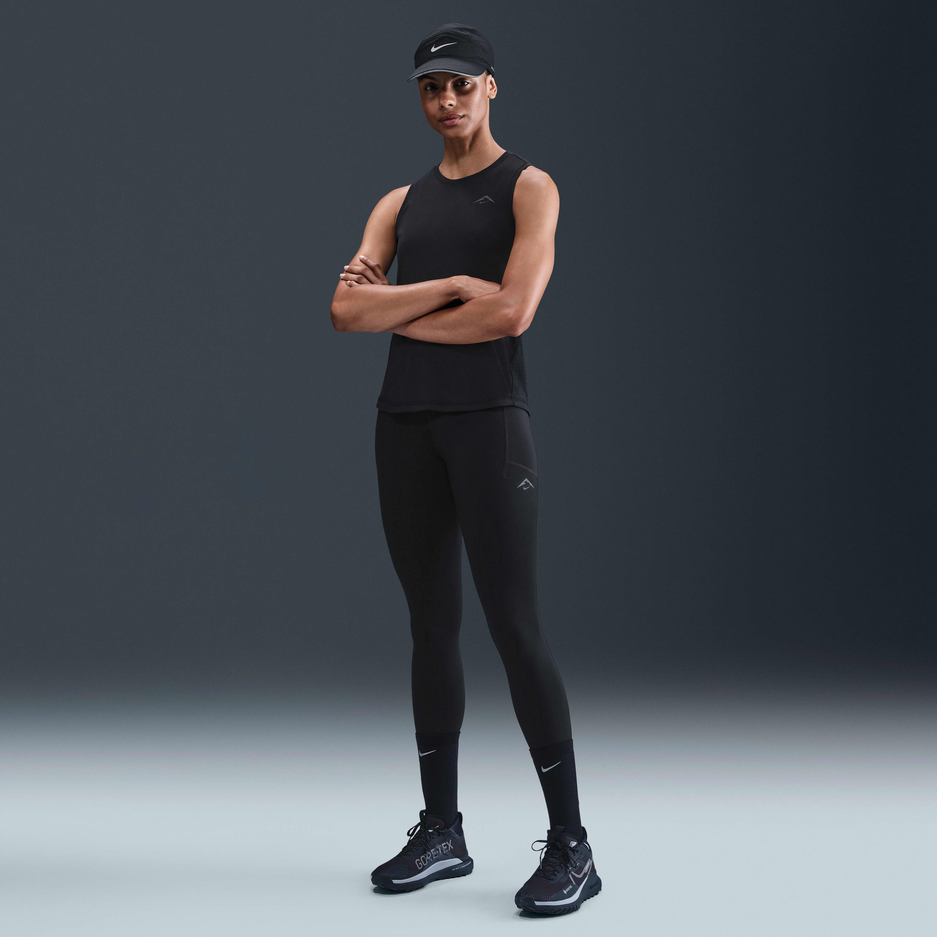 Nike Trail Women's High-Waisted 7/8 Running Leggings King's Cross
