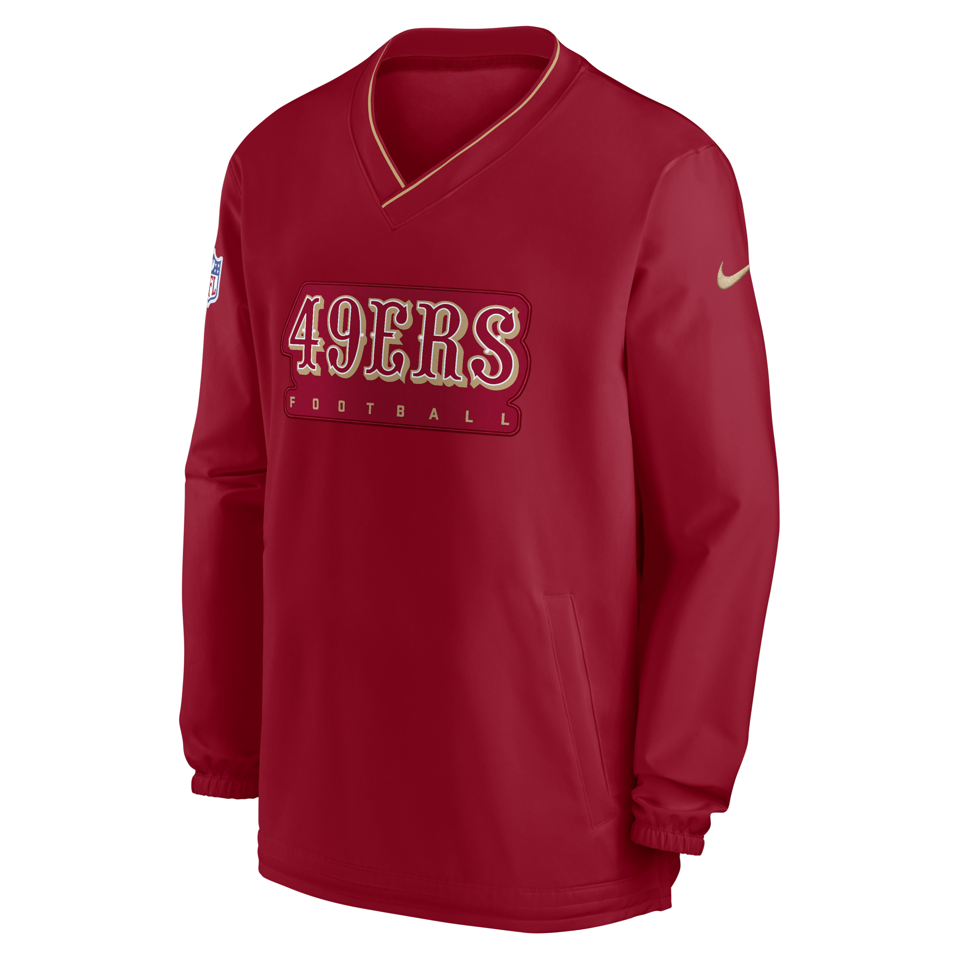 San Francisco 49ers Sideline Men's Nike NFL Long-Sleeve Windshirt