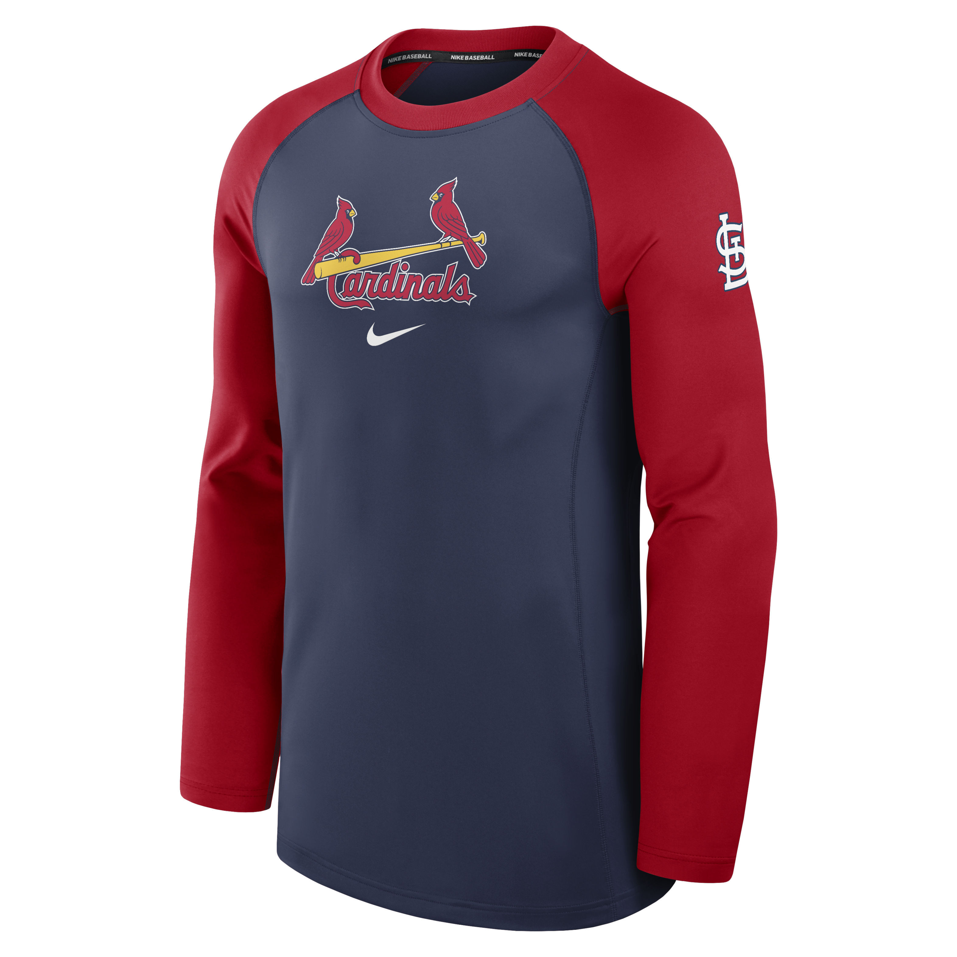 St. Louis Cardinals Authentic Collection Game Time Men's Nike Dri-FIT MLB Long-Sleeve T-Shirt