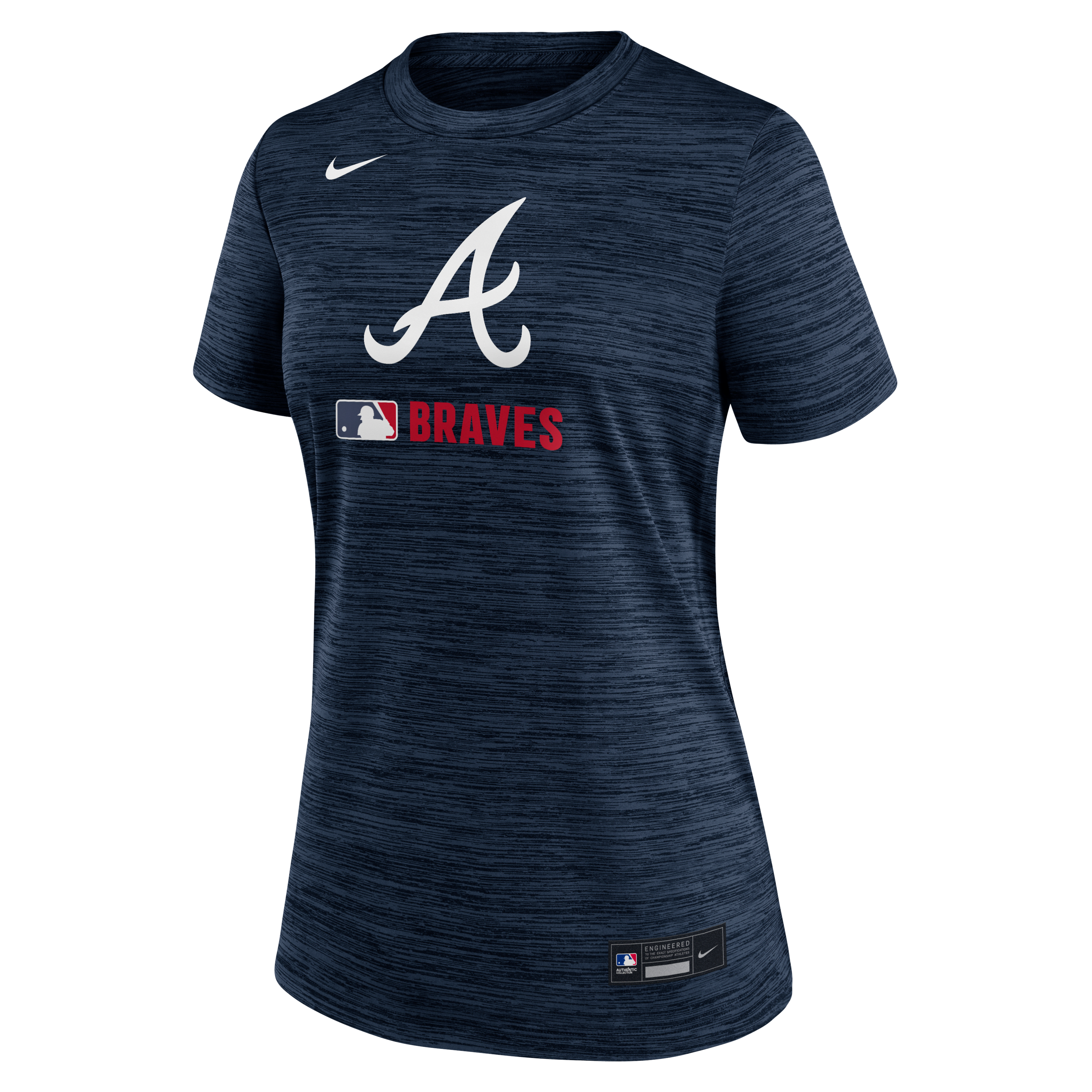 Atlanta Braves Authentic Collection Velocity Women's Nike Dri-FIT MLB T-Shirt