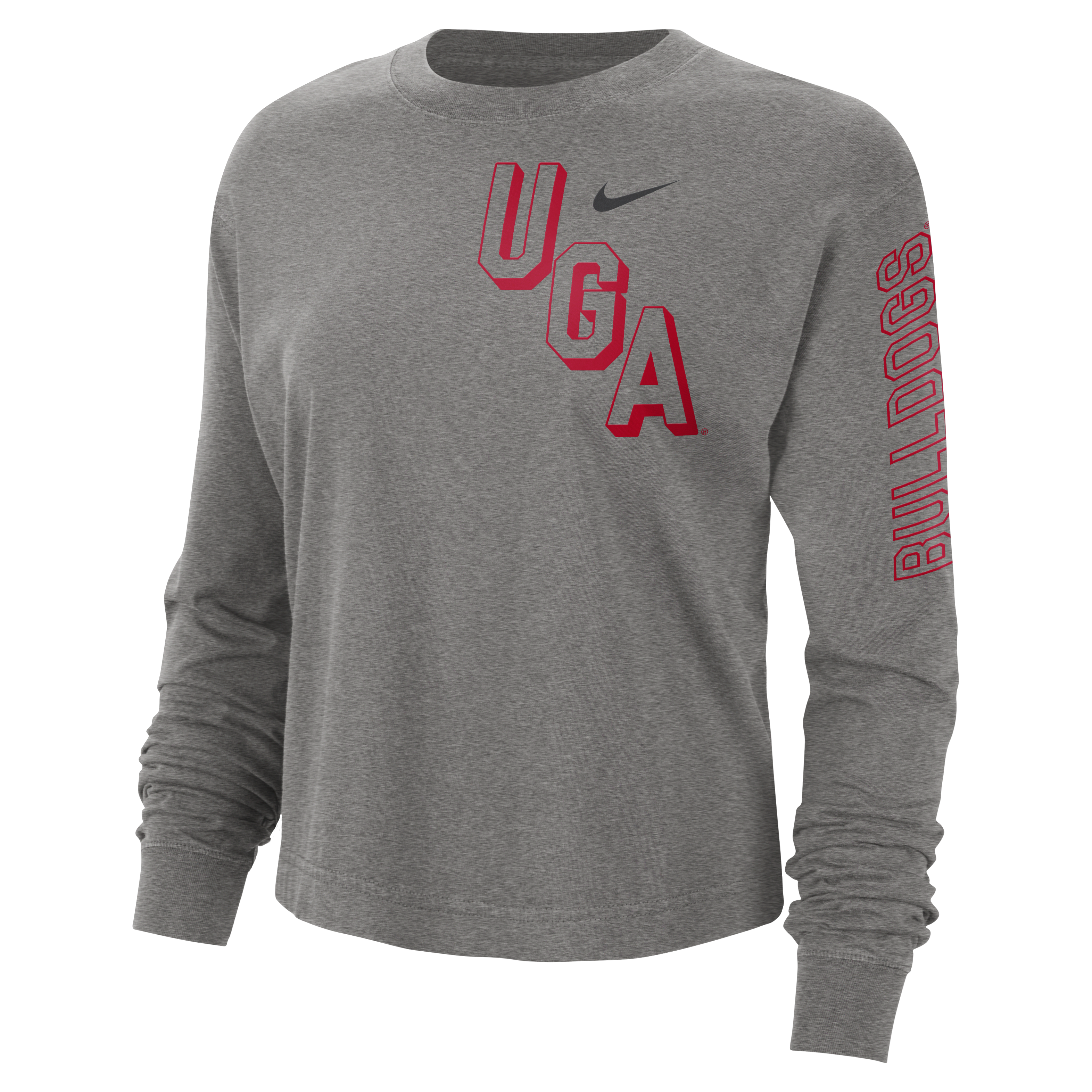 Georgia Heritage Women's Nike College Boxy Crew-Neck T-Shirt