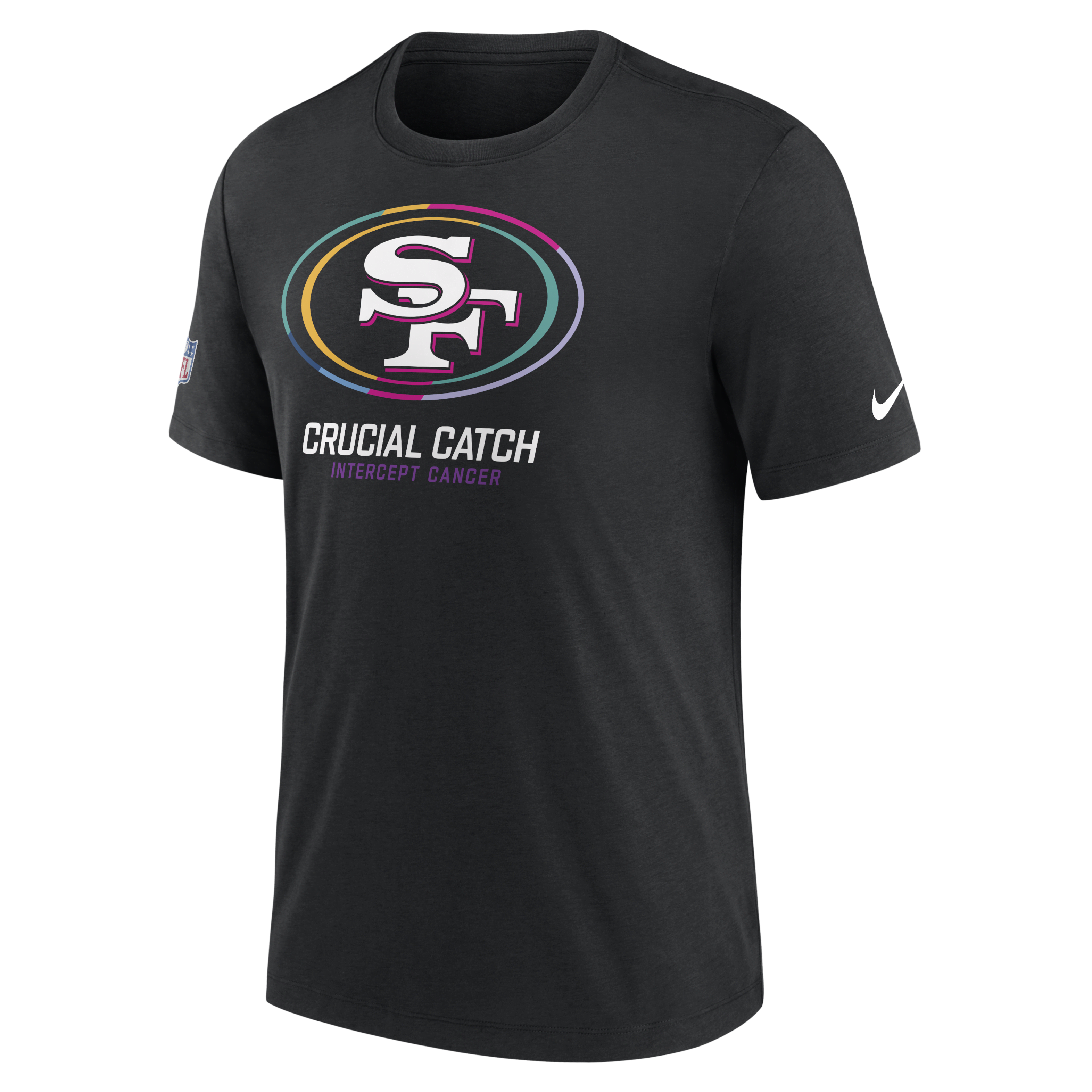 San Francisco 49ers Crucial Catch Men's Nike NFL T-Shirt