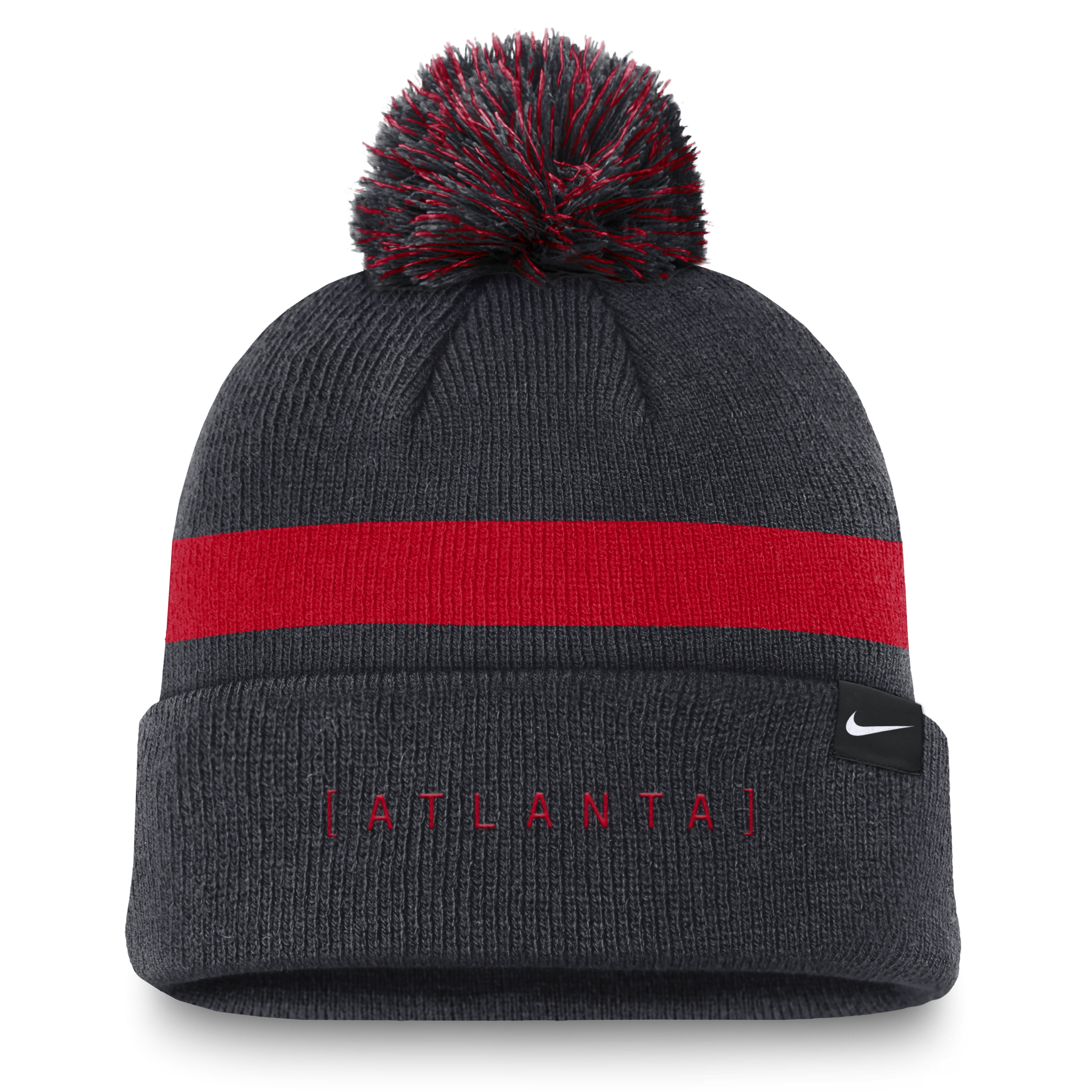 Atlanta Braves Hometown Peak Men's Nike MLB Cuffed Pom Beanie