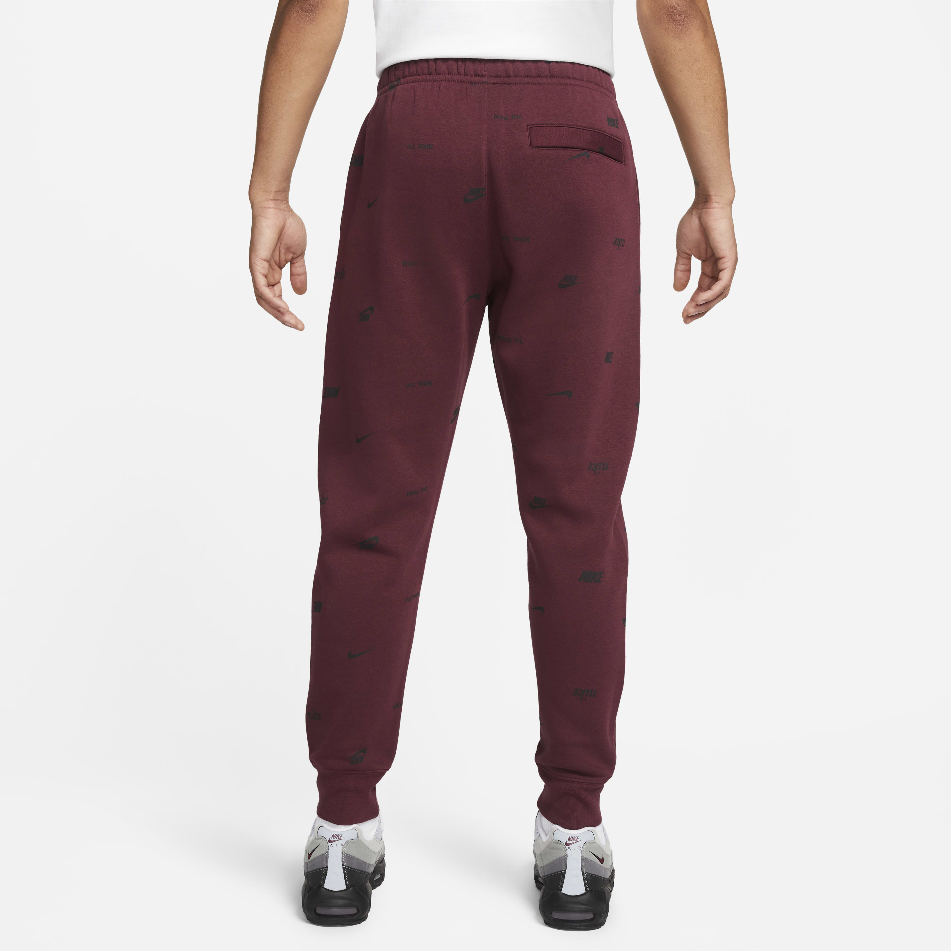 Nike Club Fleece Men's Brushed-Back Allover Print Joggers