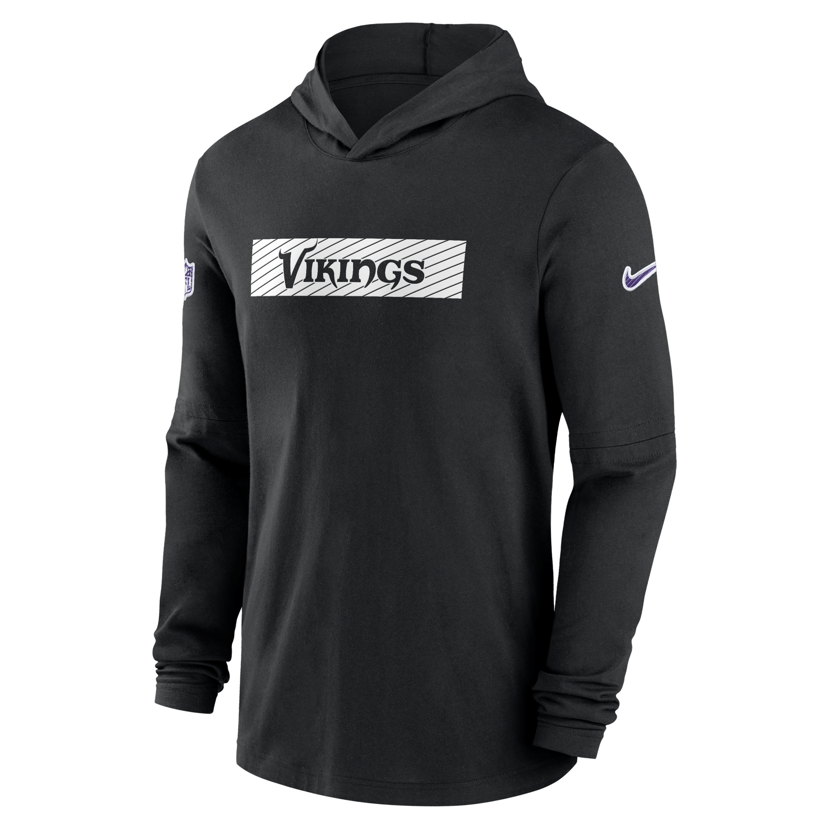 Minnesota Vikings Sideline Men's Nike Dri-FIT NFL Long-Sleeve Hooded Top