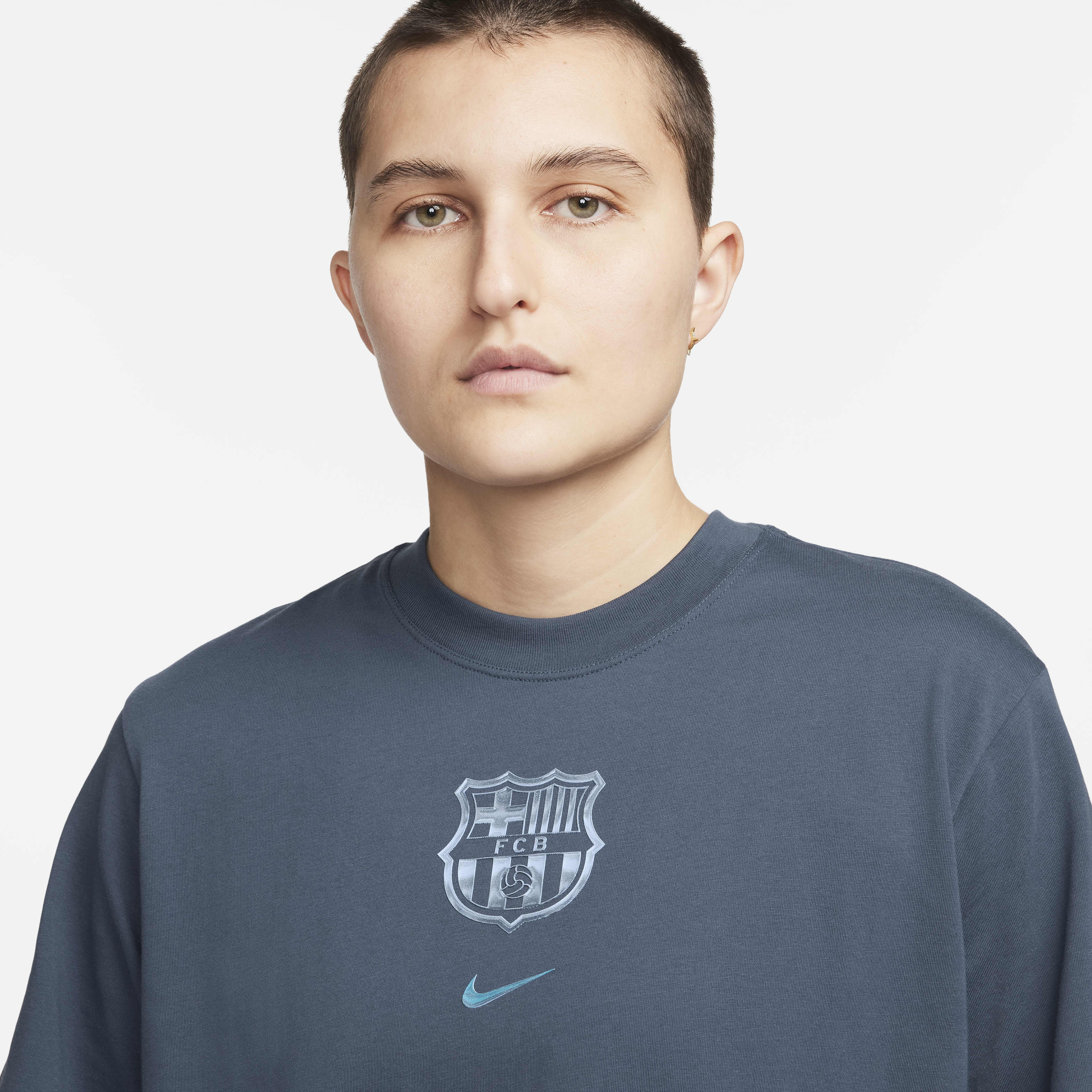 FC Barcelona Women's Nike Soccer Boxy T-Shirt