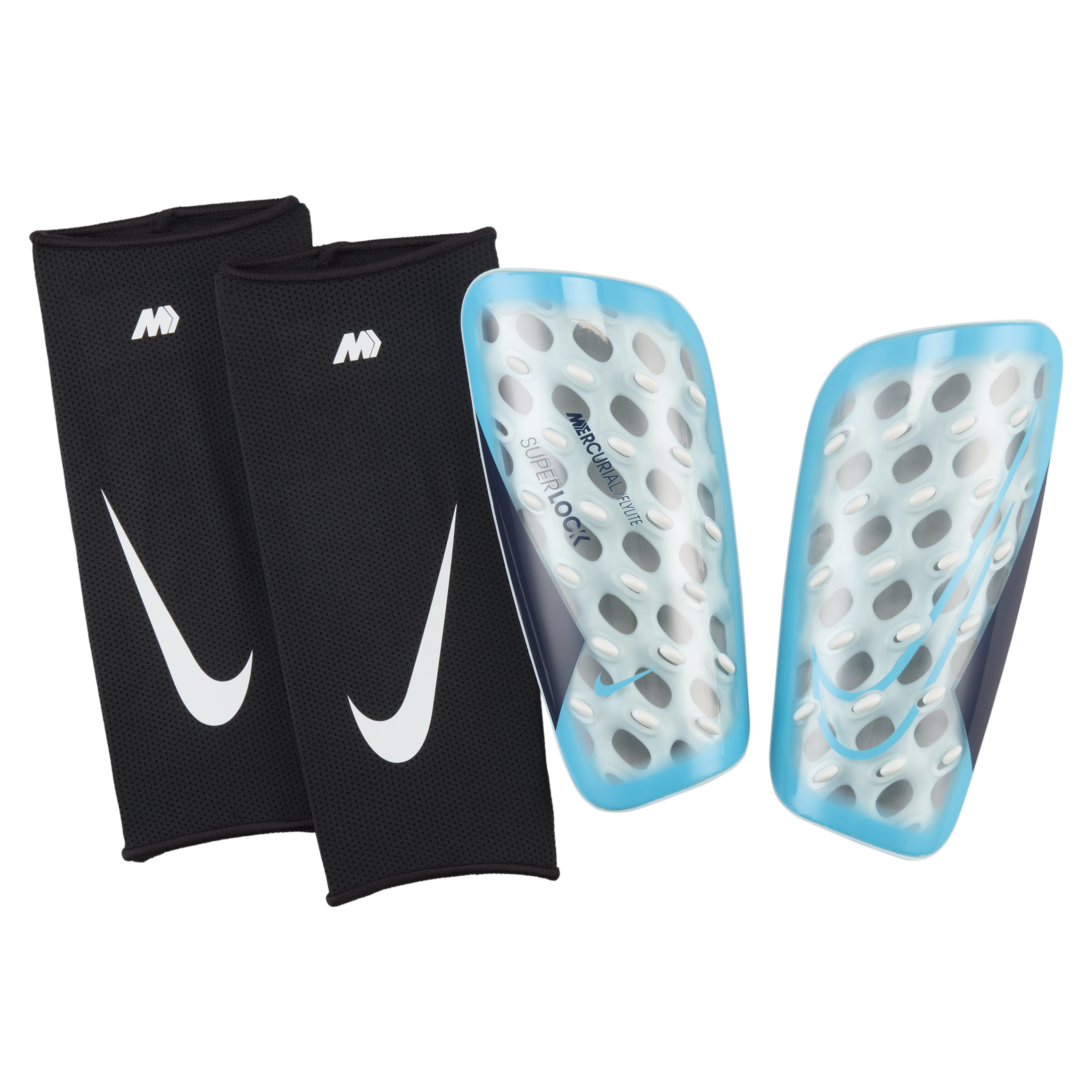 Nike Mercurial FlyLite SuperLock Soccer Shin Guards