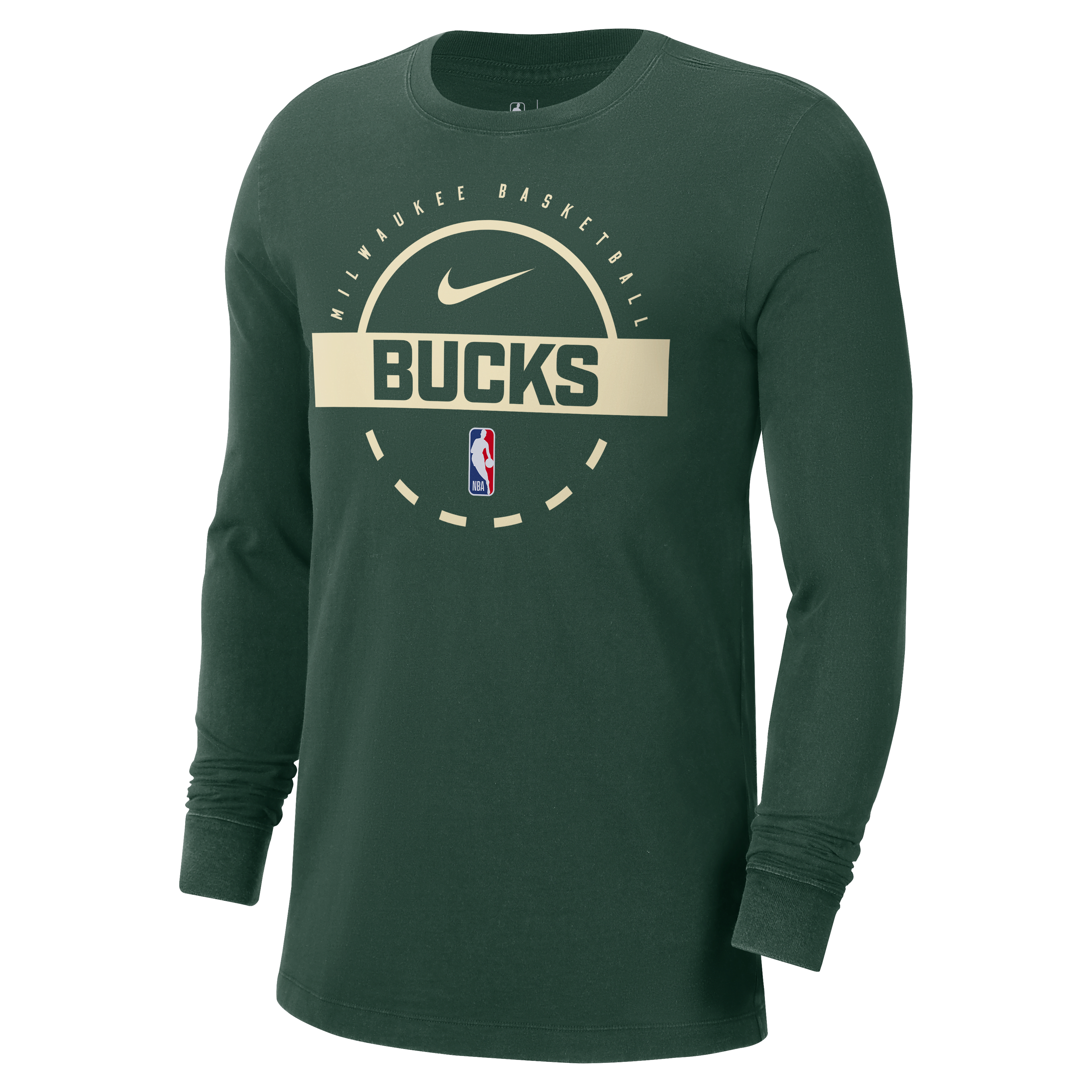 Milwaukee Bucks Men's Nike NBA Practice Long-Sleeve T-Shirt