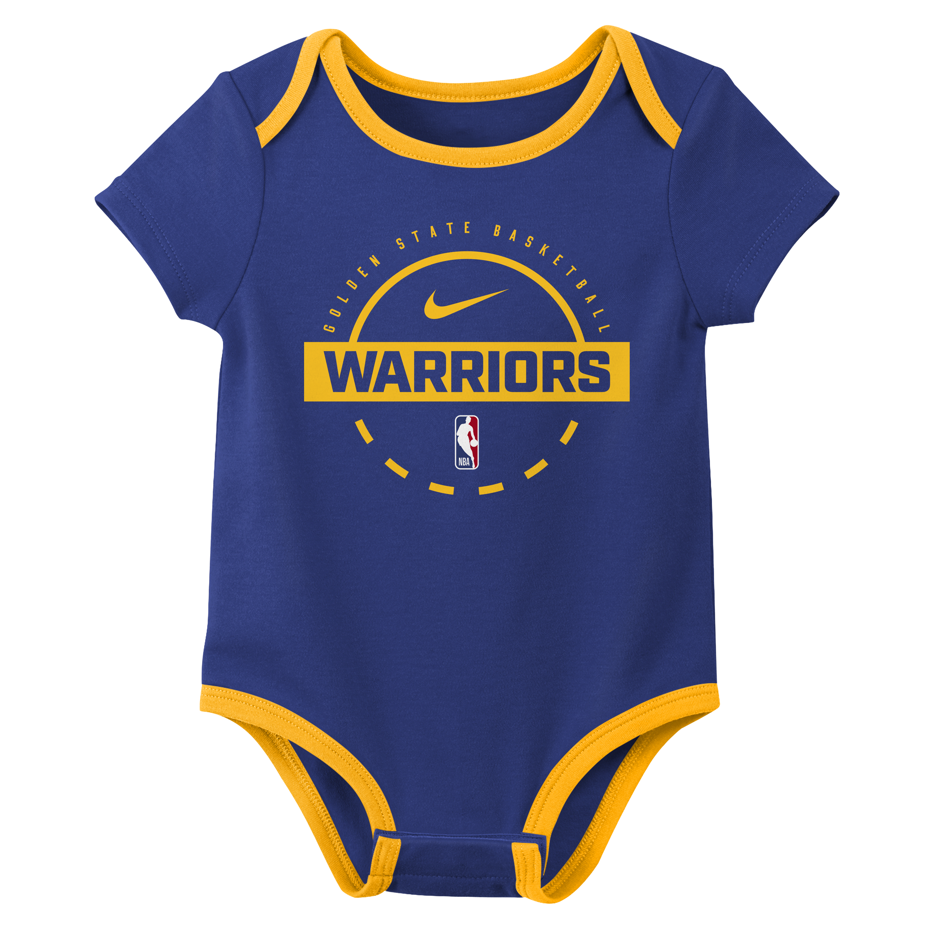 Nike "Golden State Warriors" Baby (0-3M) NBA Bodysuit (2-Pack)