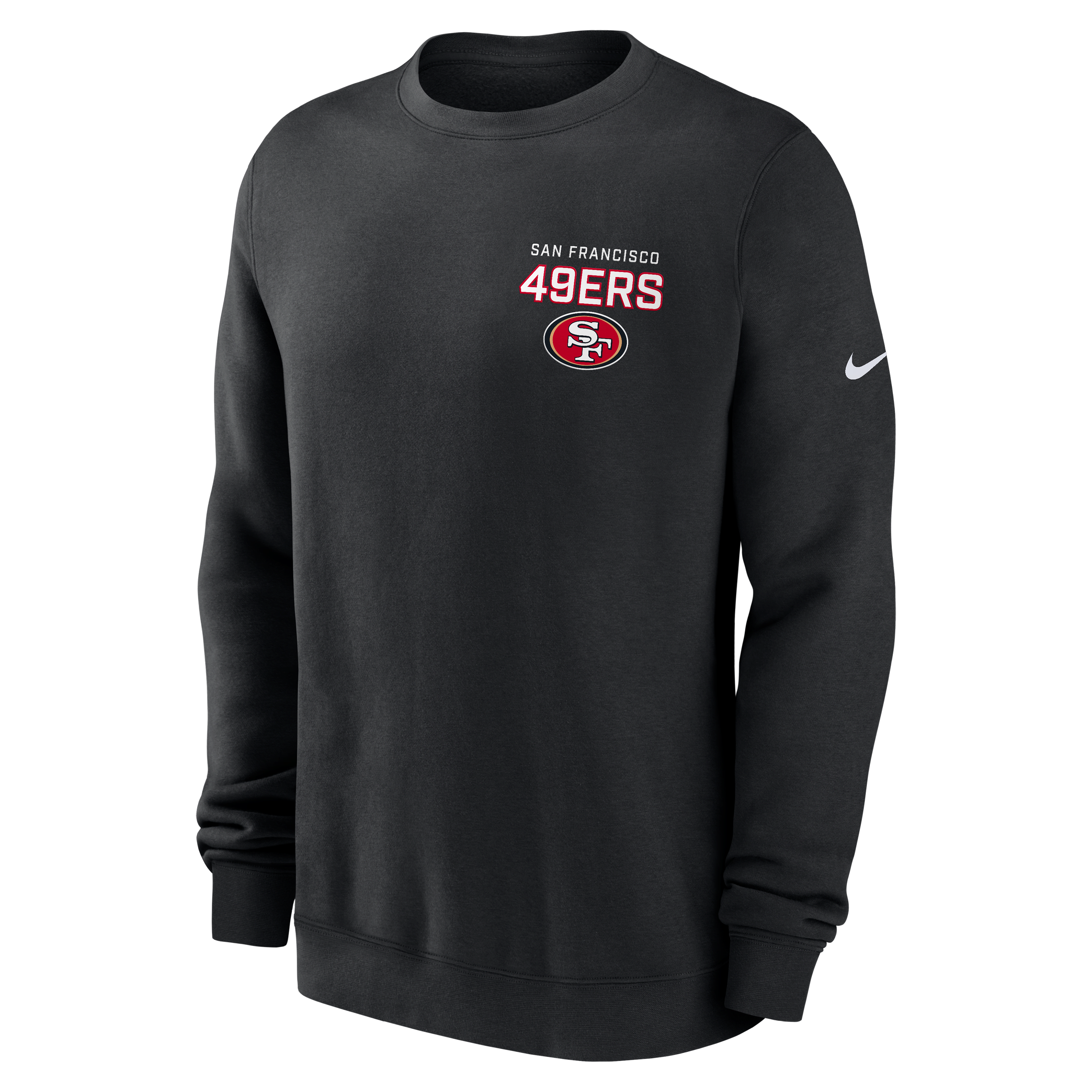 San Francisco 49ers Draw Block Club Men's Nike NFL Pullover Crew