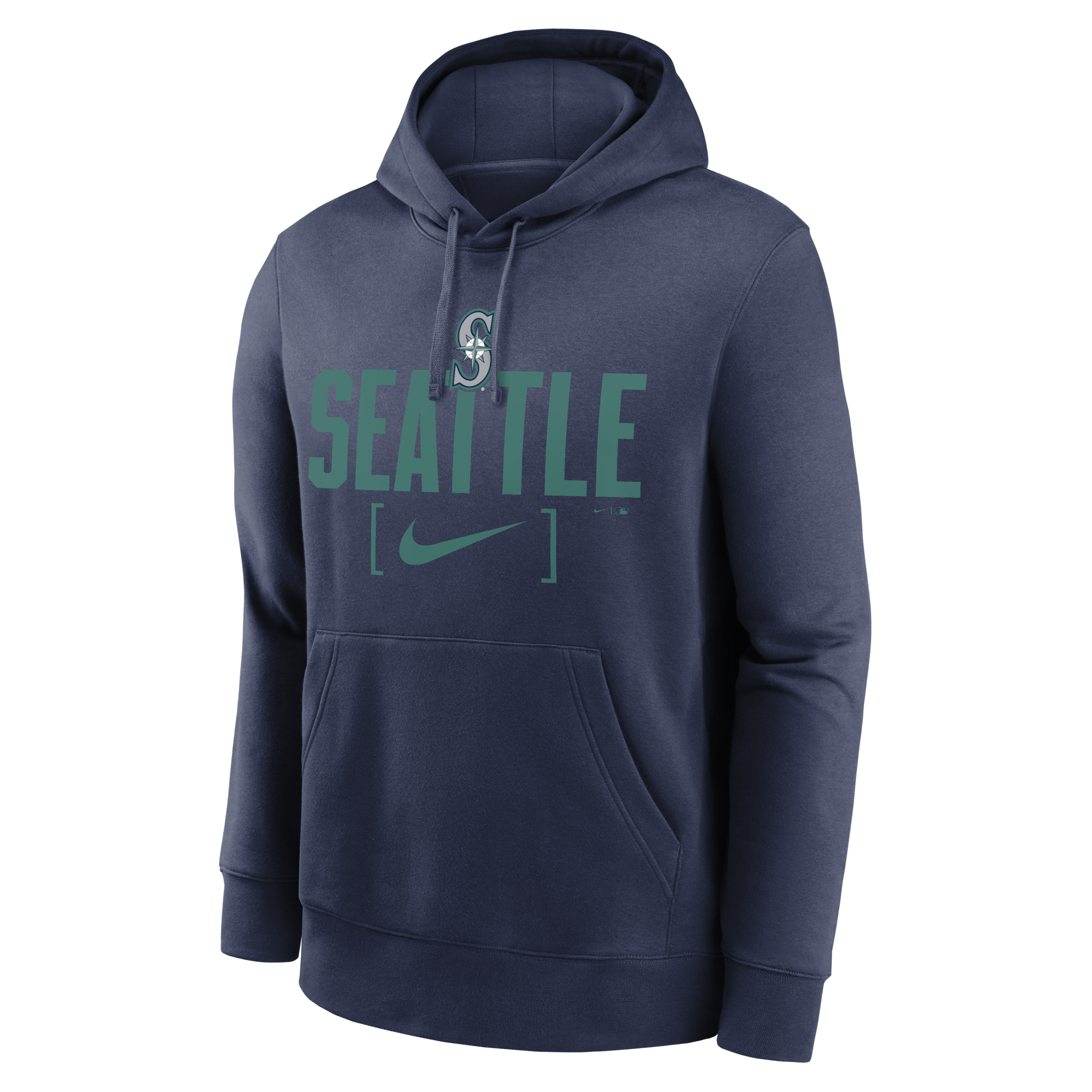 Seattle Mariners Club Slack Men's Nike MLB Pullover Hoodie