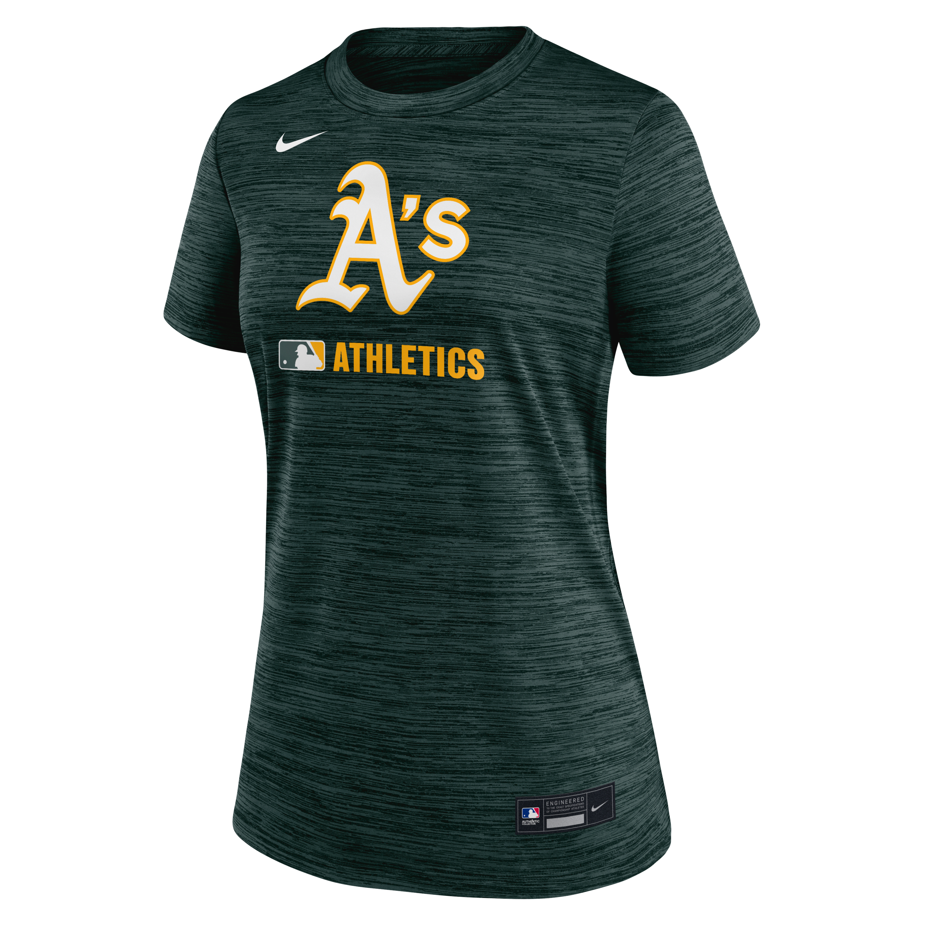 Athletics Authentic Collection Velocity Women's Nike Dri-FIT MLB T-Shirt