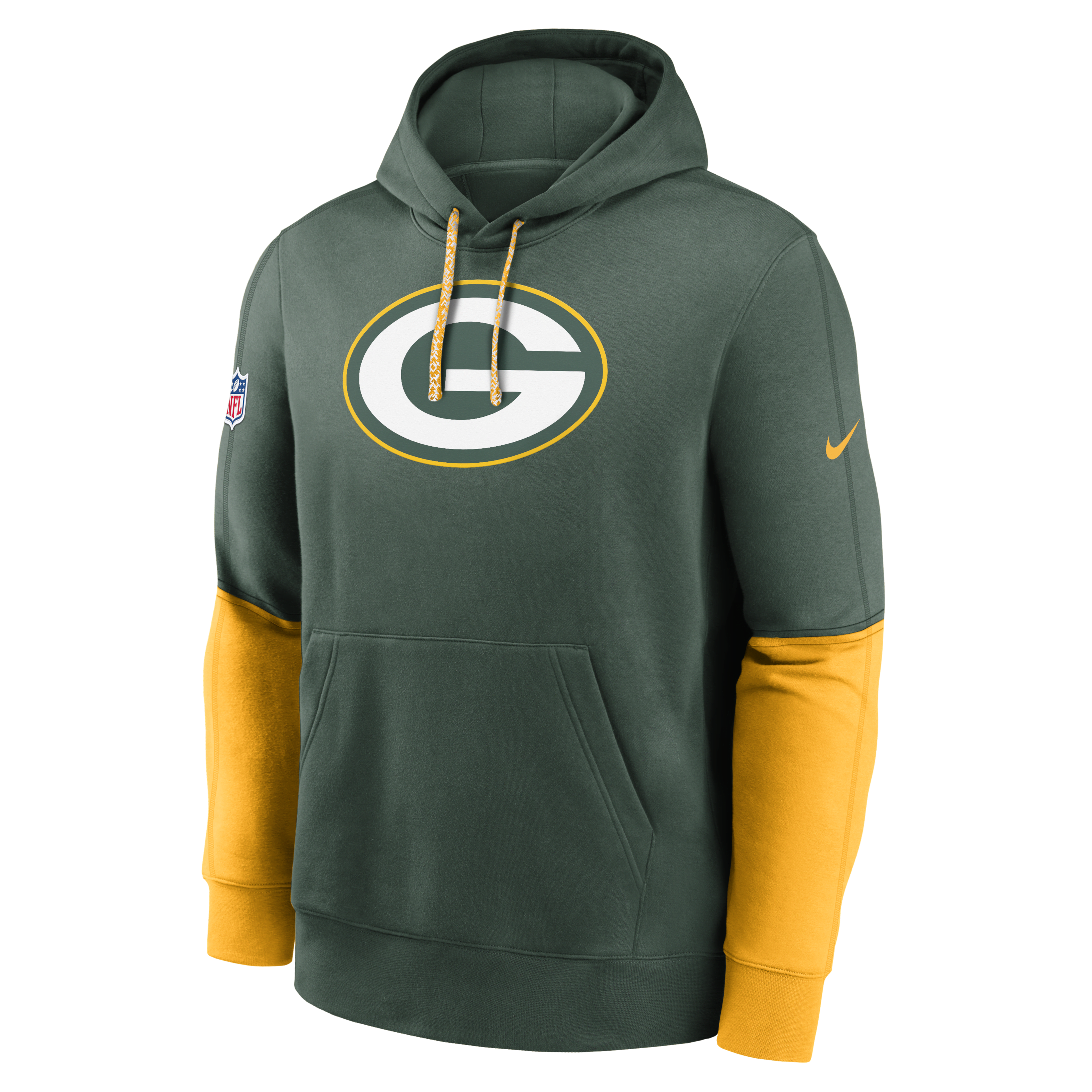 Green Bay Packers Sideline Team Issue Club Men's Nike NFL Pullover Hoodie