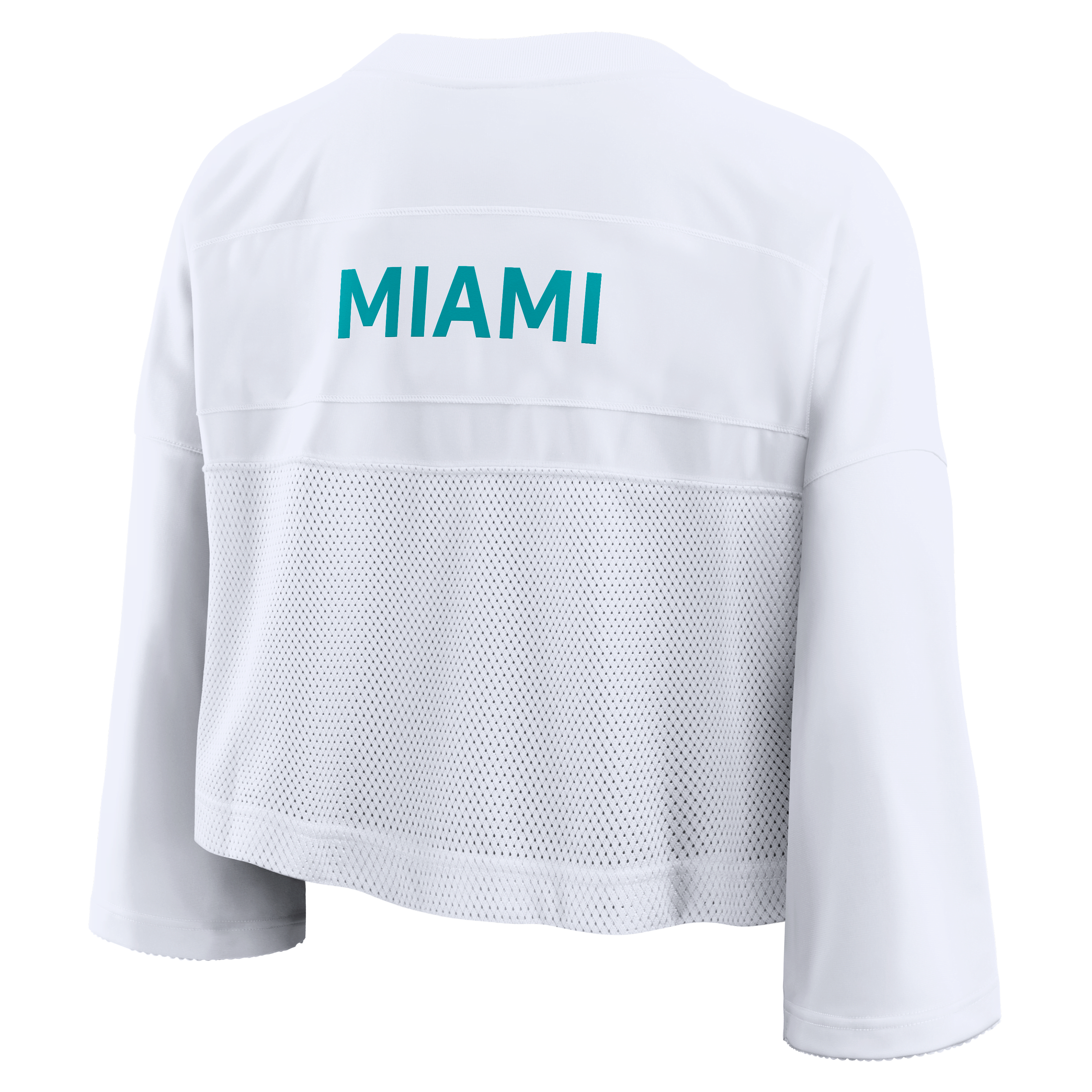 Miami Dolphins Wide Receiver Jersey Fashion Women's Nike Dri-FIT NFL Cropped Top