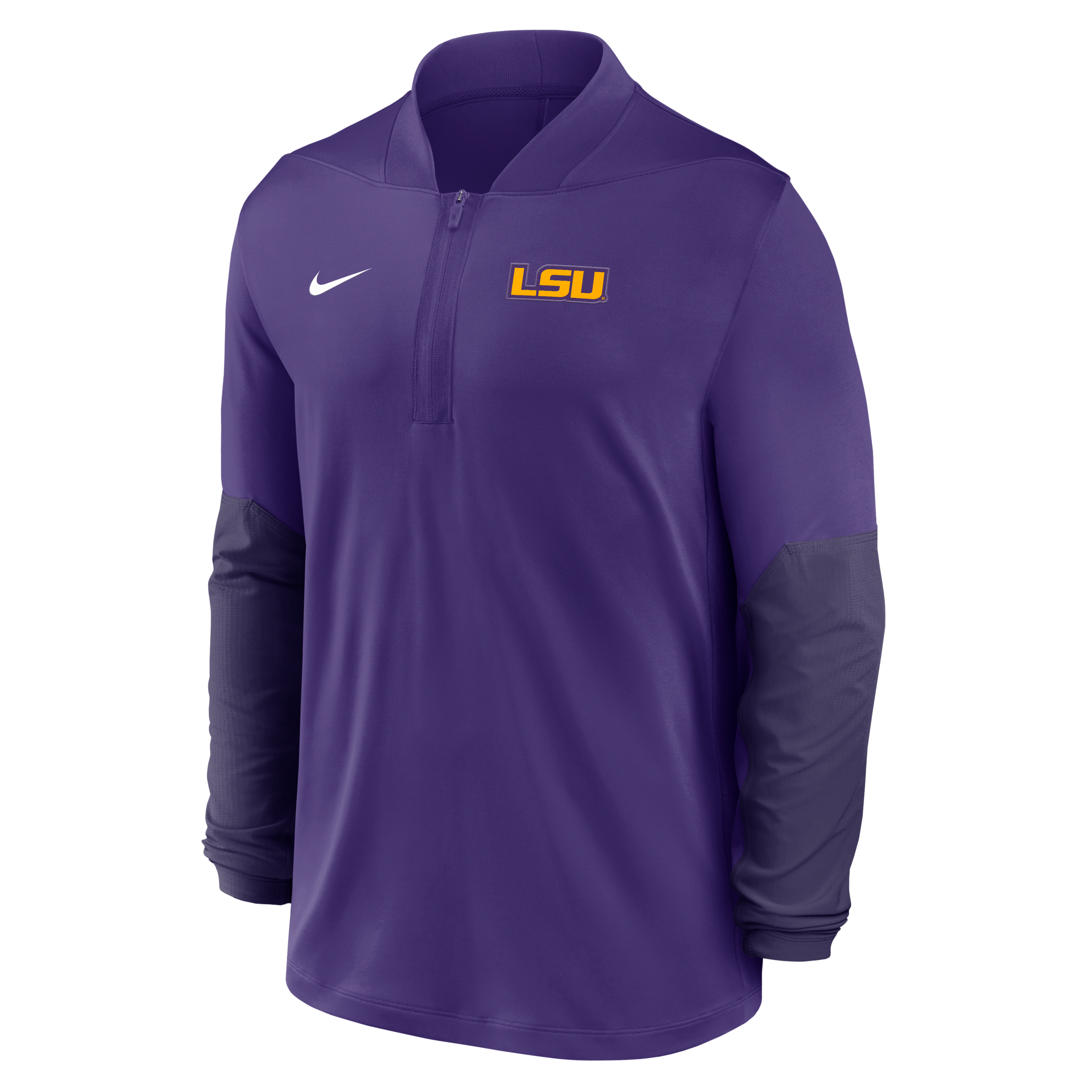 LSU Men's Nike Dri-FIT College 1/2-Zip Top