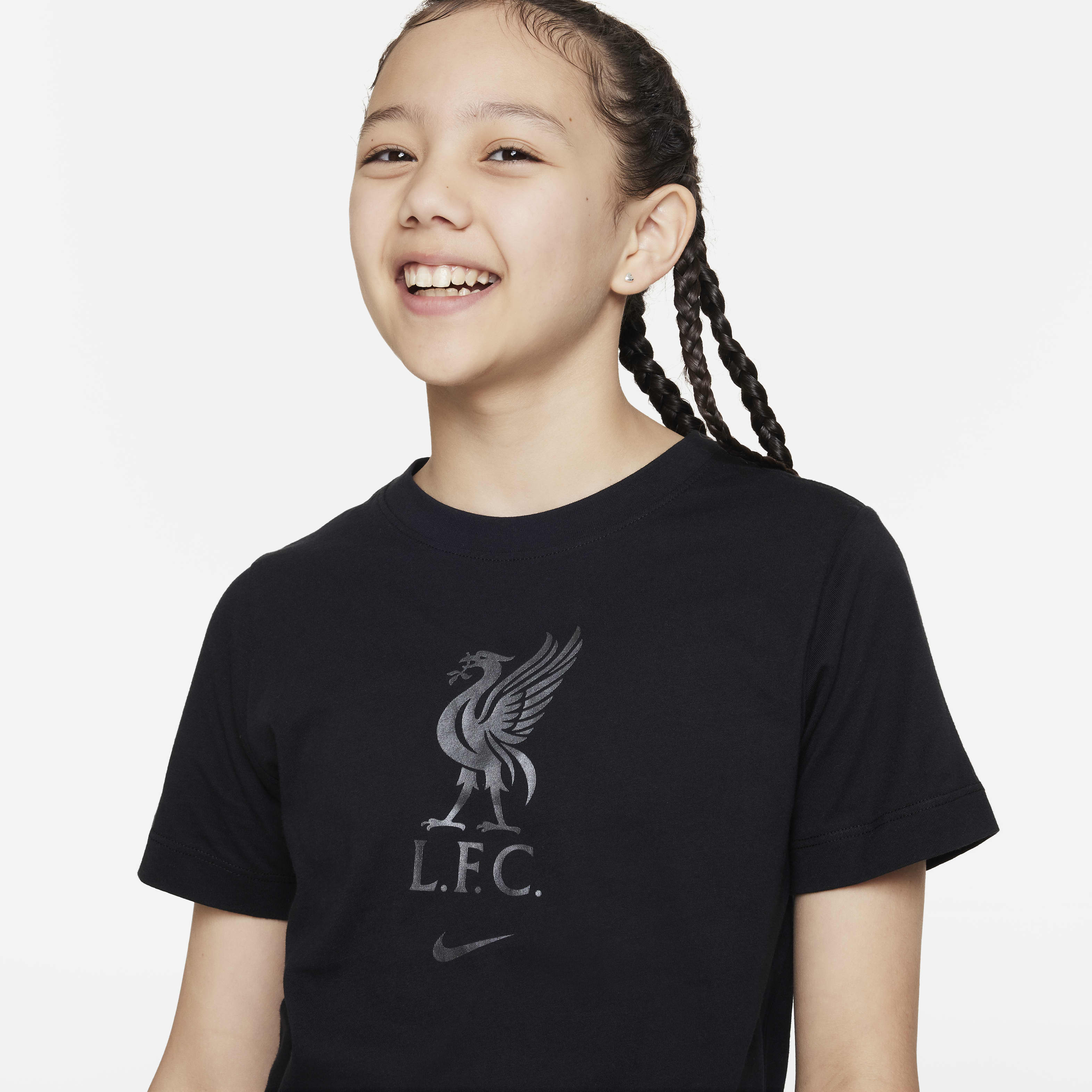 Liverpool FC Crest Big Kids' Nike T-Shirt