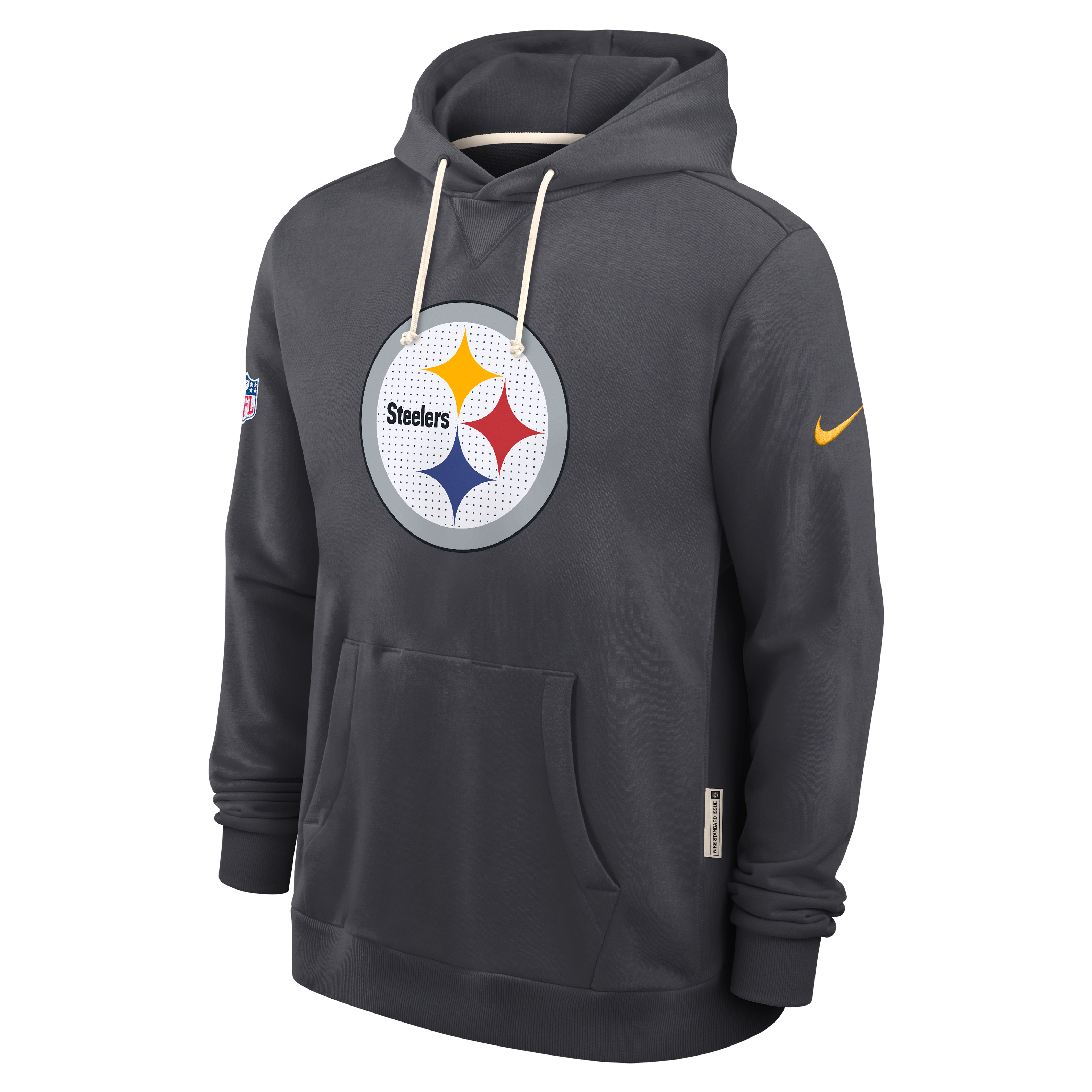Pittsburgh Steelers Initial Home Sideline Men's Nike Dri-FIT NFL Pullover Hoodie