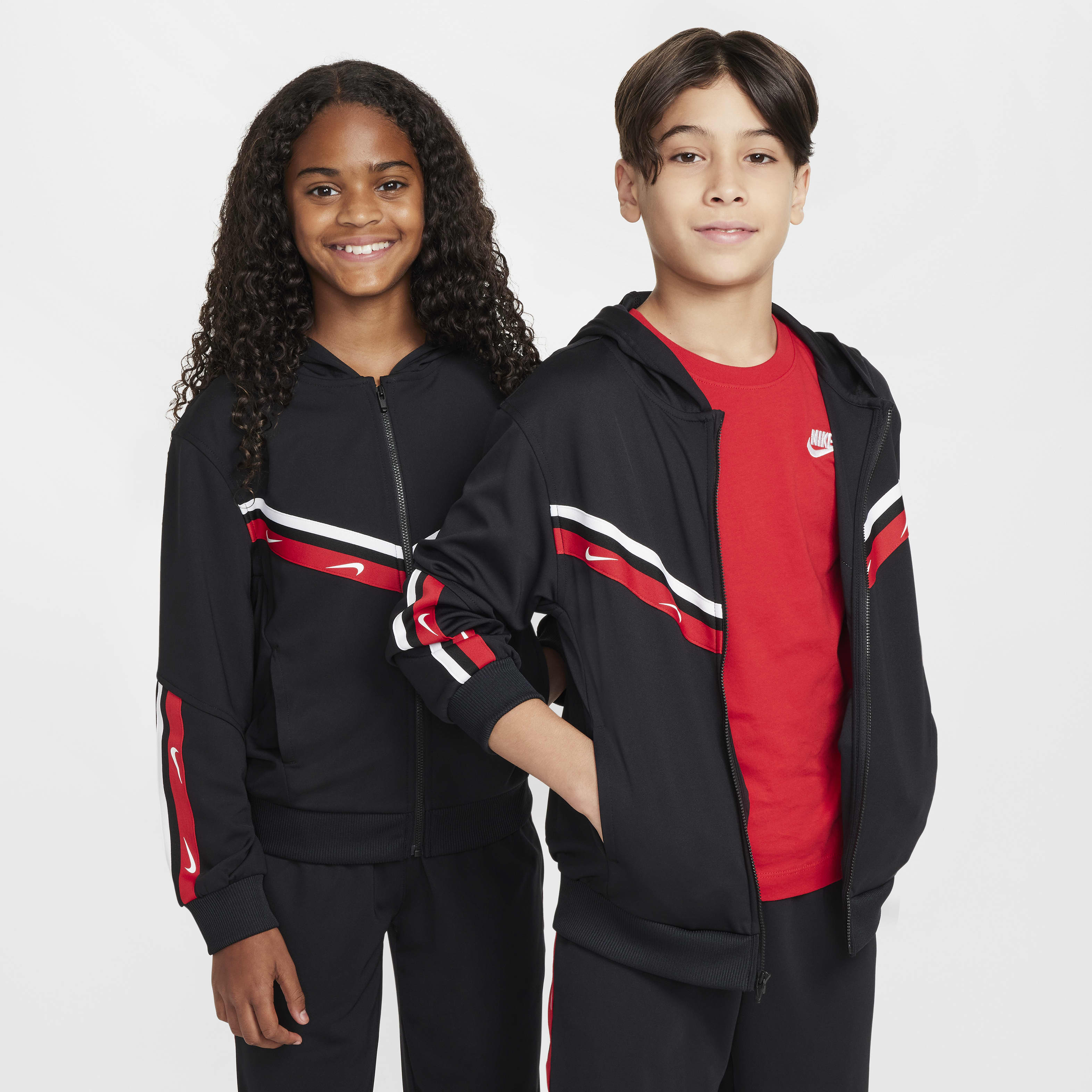 Nike Sportswear Club Big Kids' Full-Zip Knit Hoodie