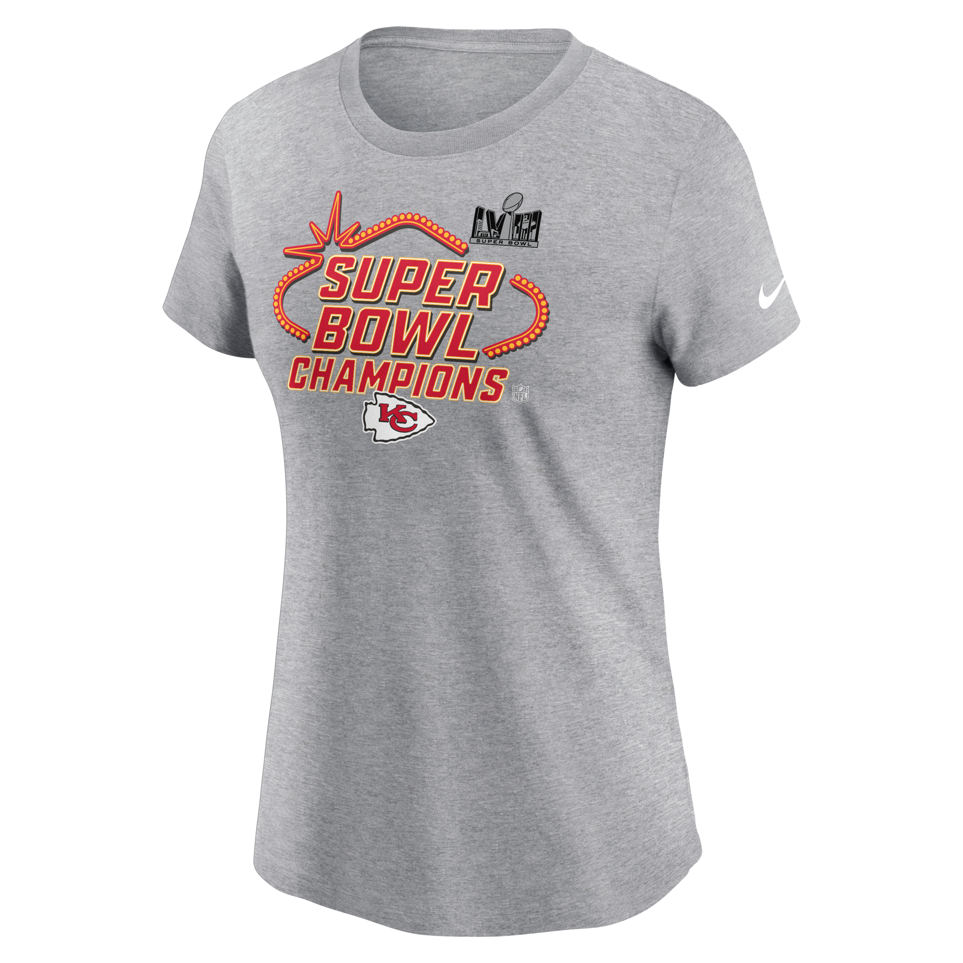 Kansas City Chiefs Super Bowl LVIII Champions Trophy Collection Women's Nike NFL T-Shirt