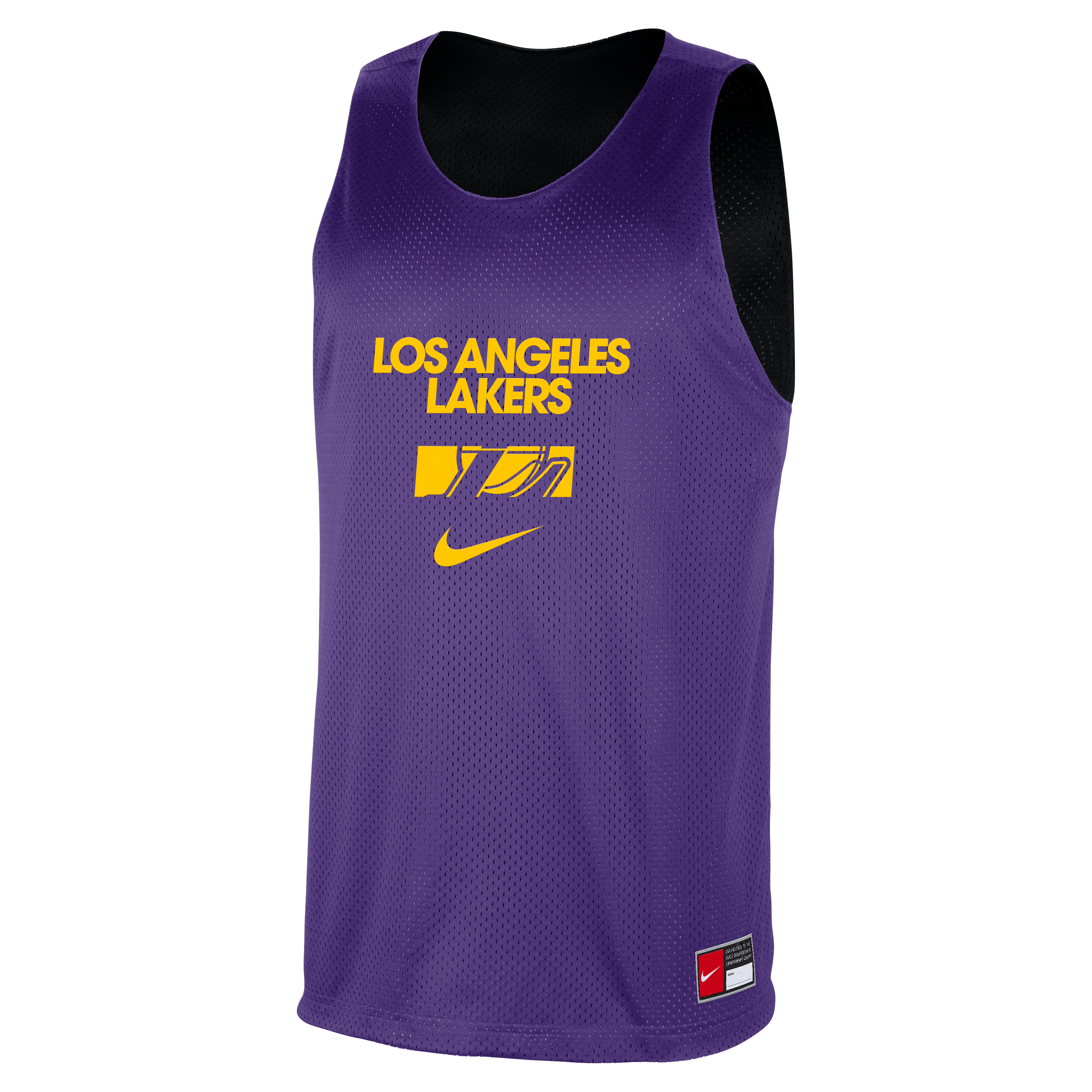 Los Angeles Lakers Courtside Men's Nike NBA Mesh Practice Jersey